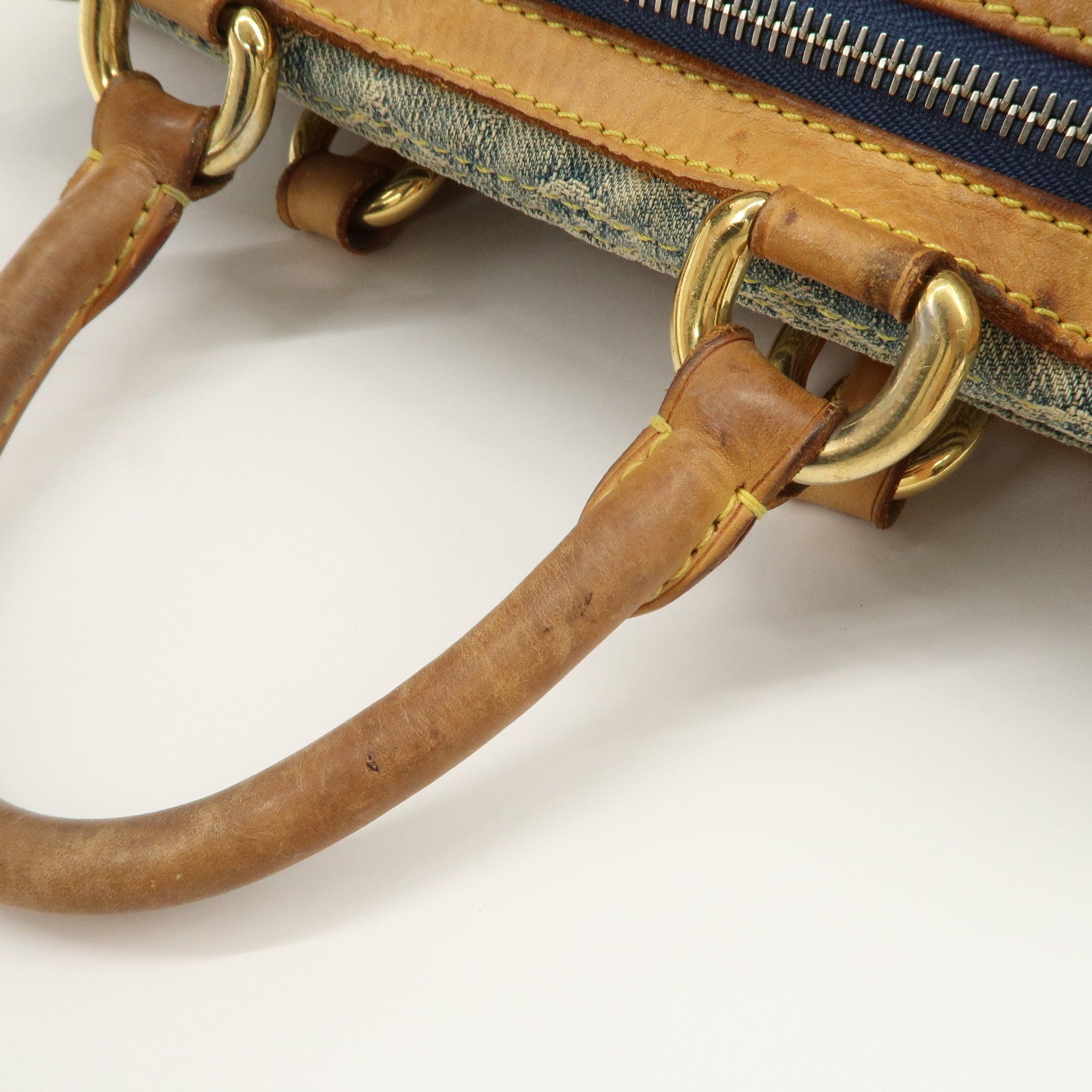 Louis Vuitton Monogram Denim Neo Speedy Boston Bag Blue M95019