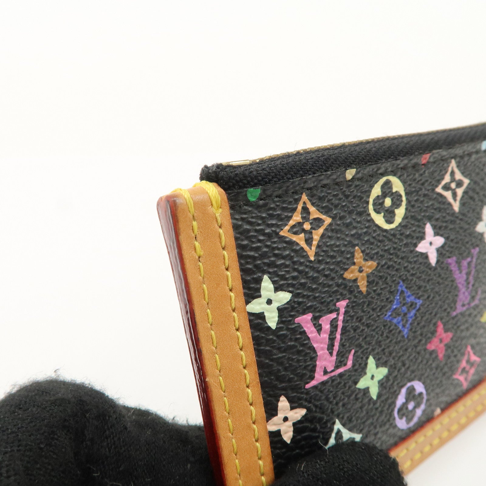 Louis Vuitton Monogram Multicolor Pochette Cles Coin Case M92654 Used