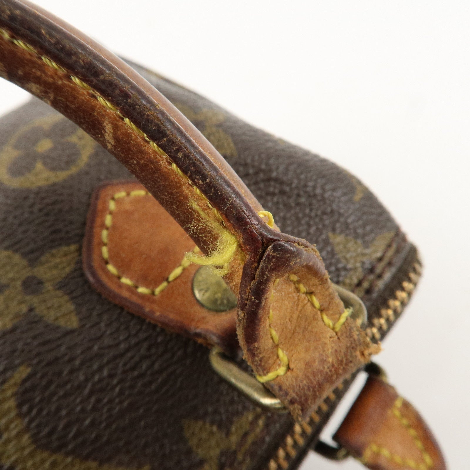 Louis Vuitton Monogram Mini Speedy Hand Bag M41534 Used