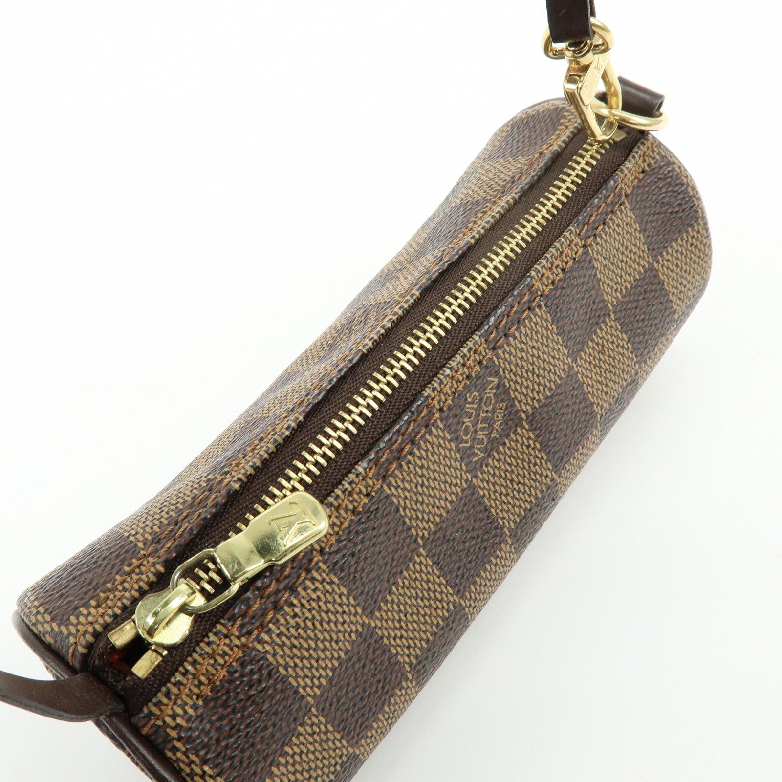 Louis Vuitton Damier Ebene Mini Pouch for Papillon Bag Brown