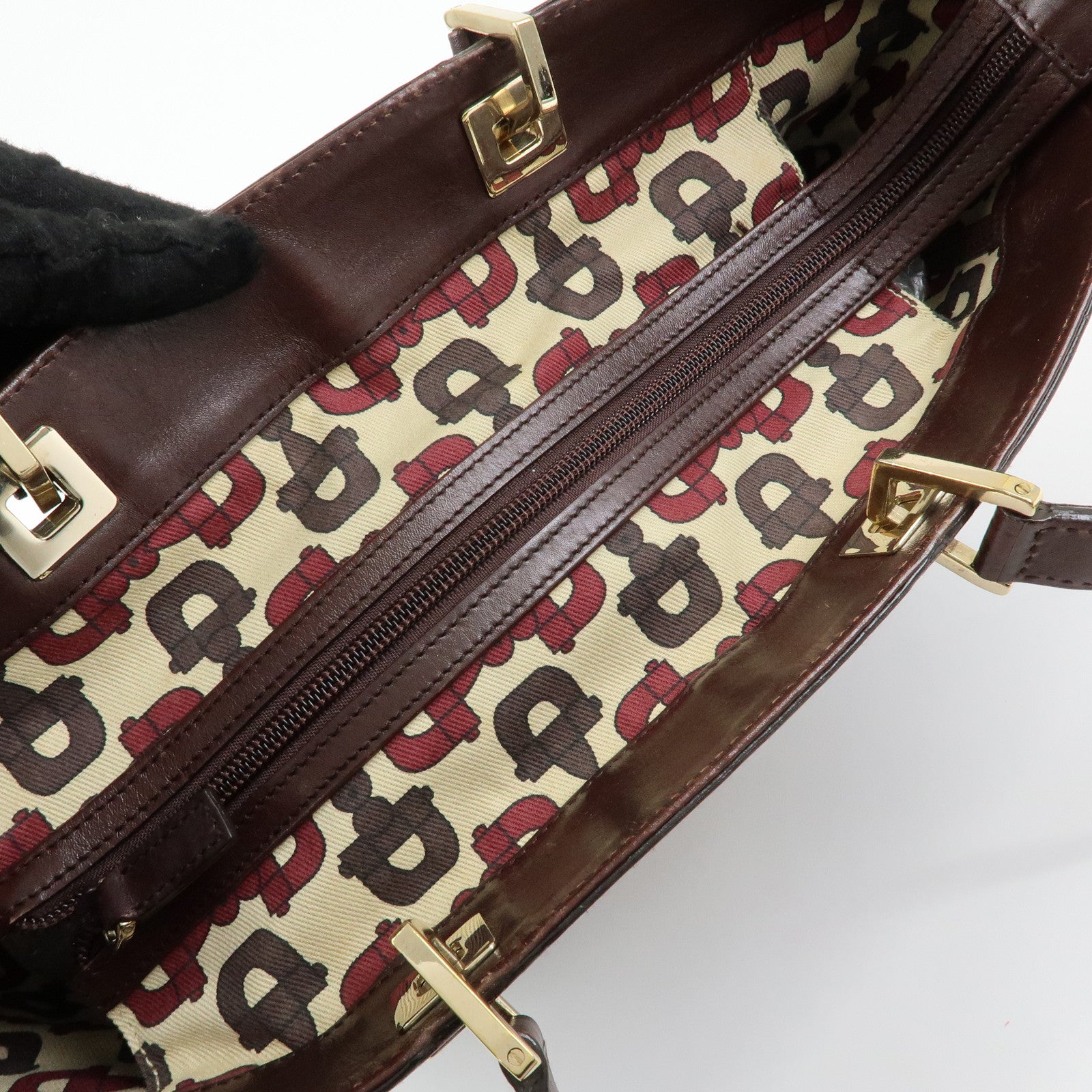 GUCCI Guccissima Leather Tote Bag Hand Bag Brown 145993