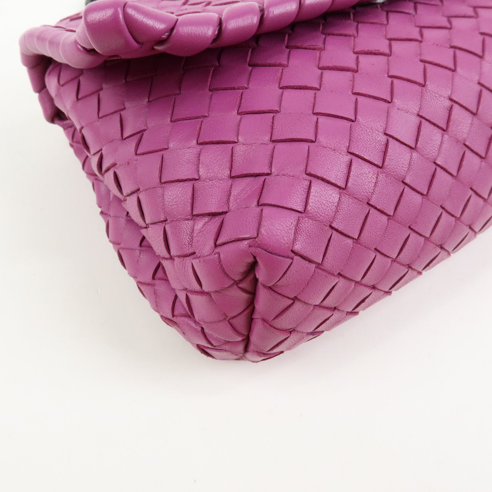 BOTTEGA VENETA Intrecciato Olimpia Leather Shoulder Bag 353258