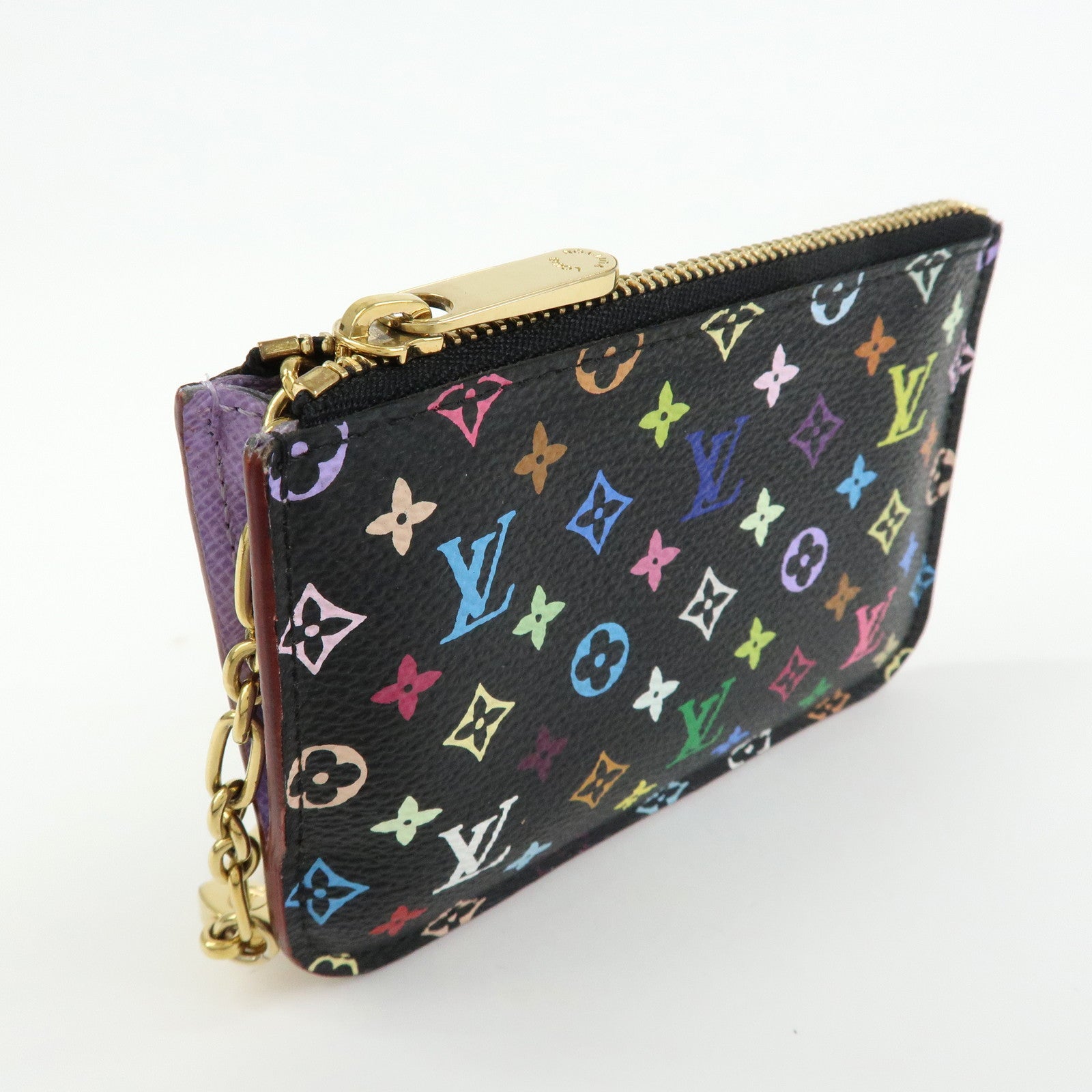 Louis Vuitton Monogram Multicolor Pochette Cles Coin Case M93735