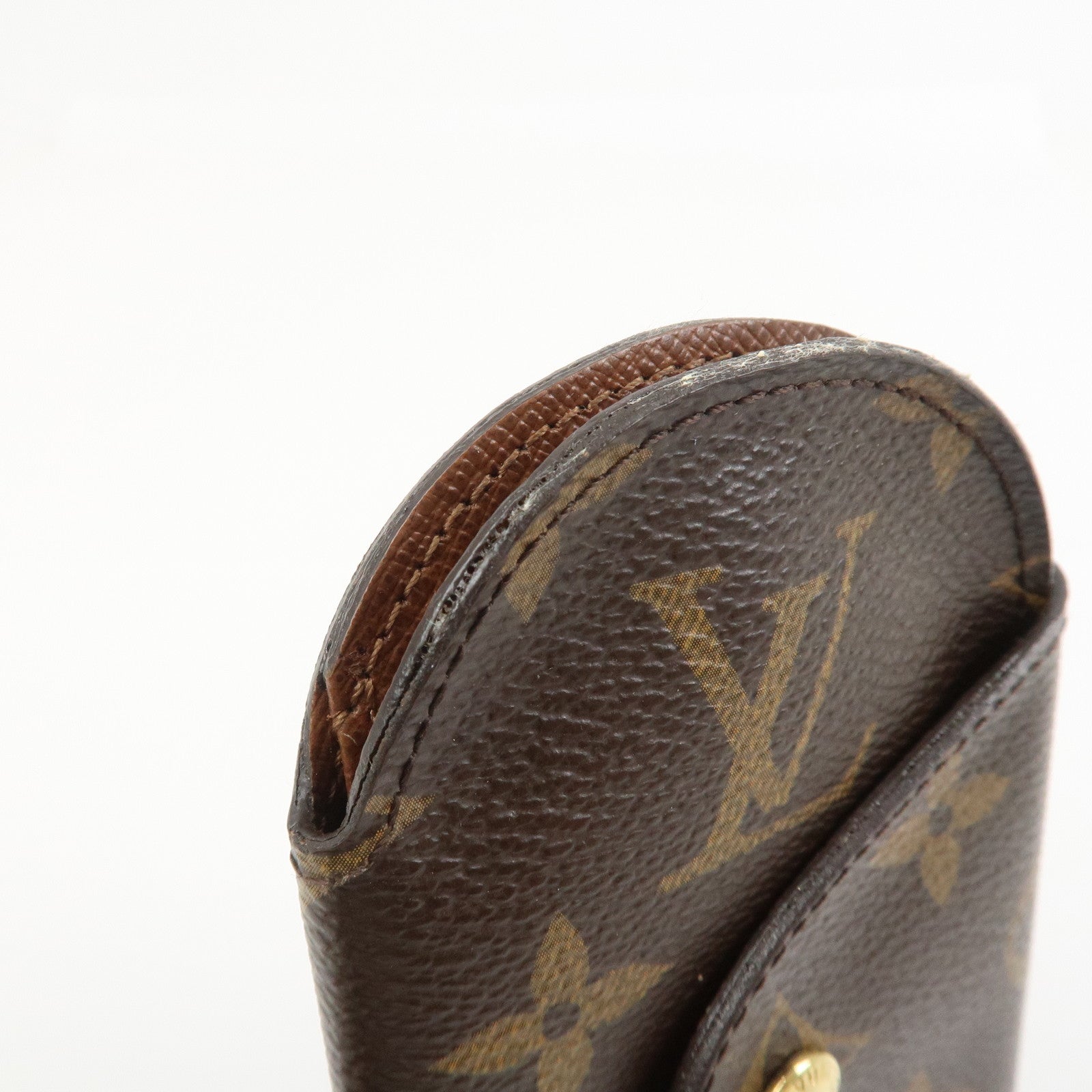 Louis Vuitton Monogram Rond GM Canvas Key Case Brown M60116