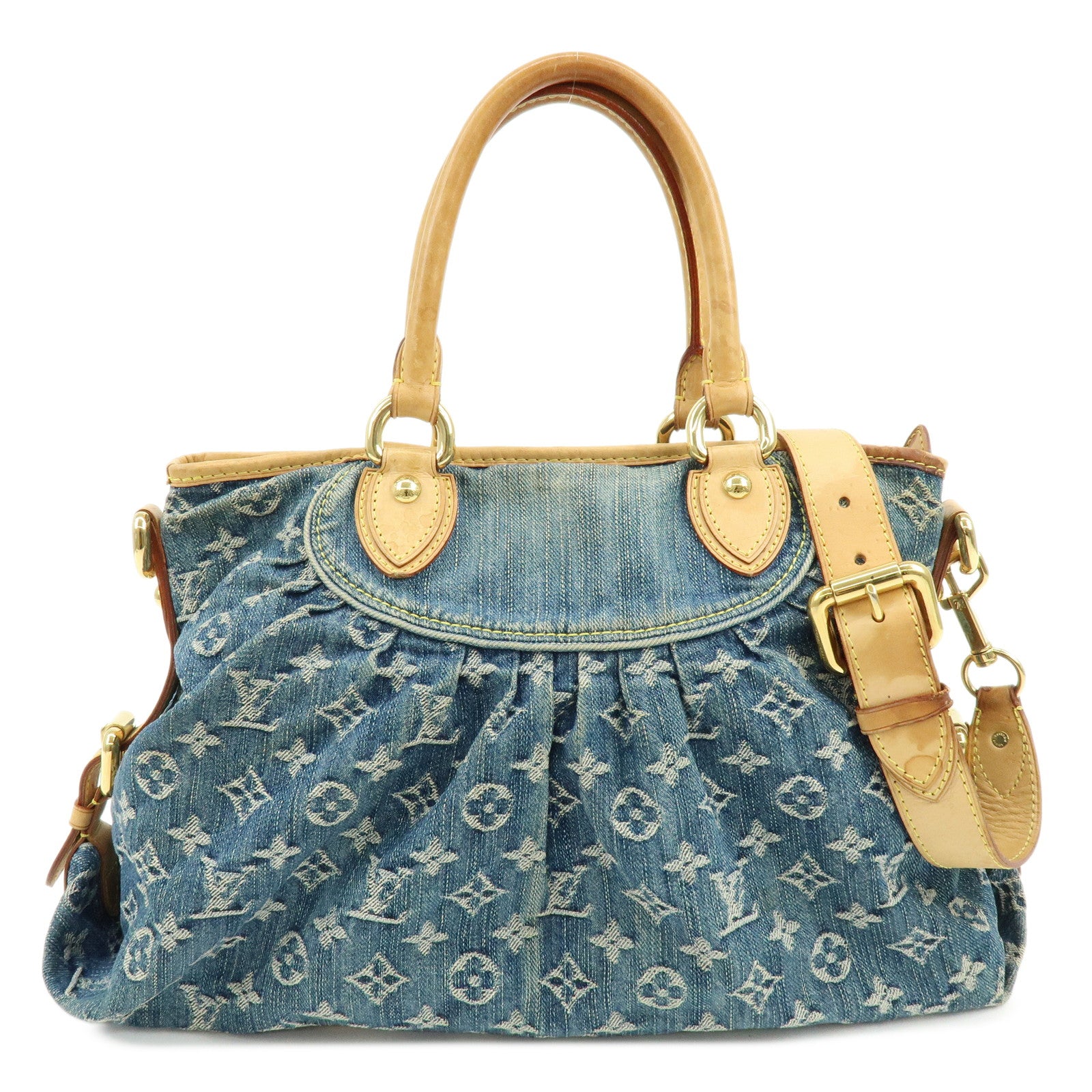 Louis Vuitton Monogram Denim Neo Cabby MM 2Way Bag M95349