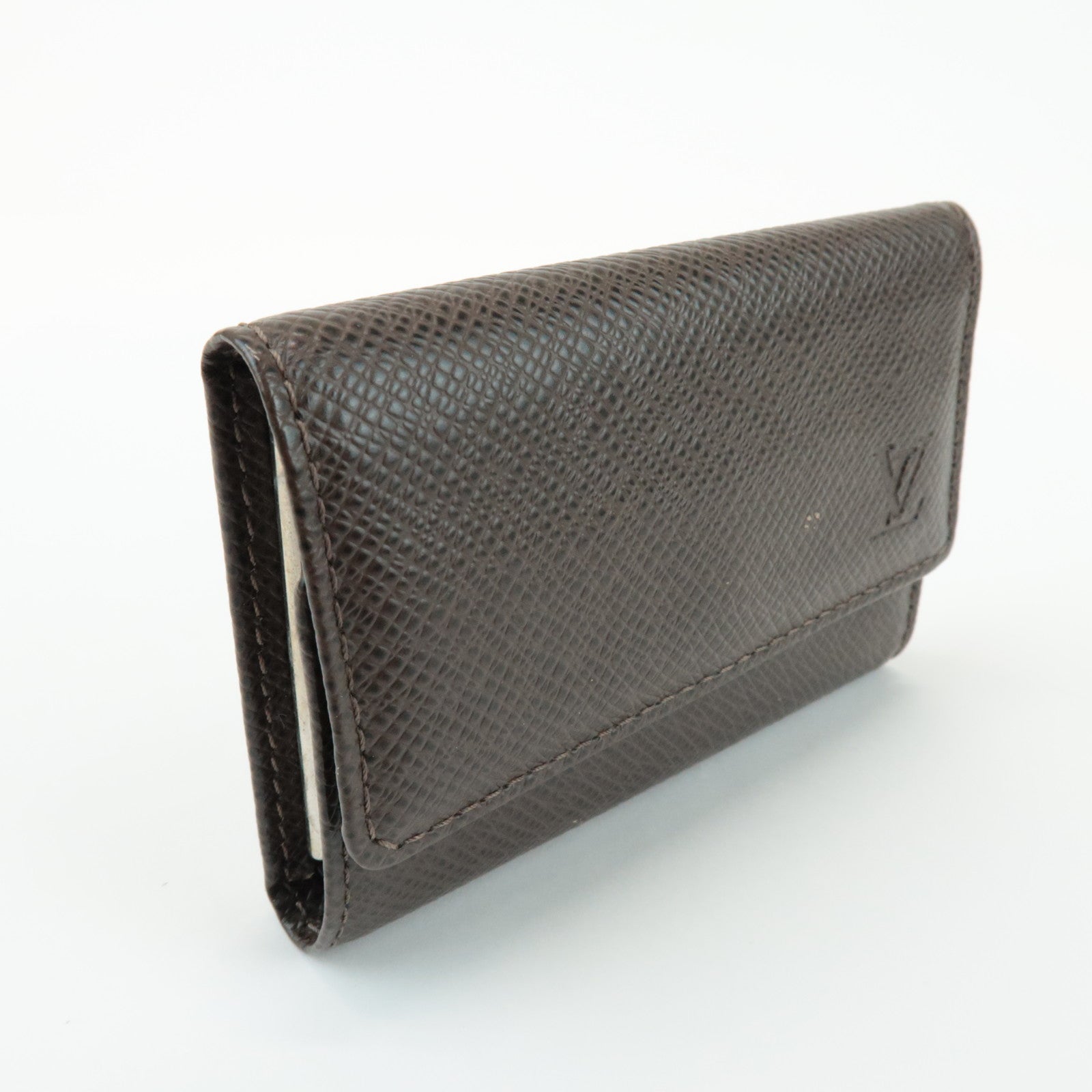 Louis Vuitton Taiga Leather Multicles 6 Key Case Gris M30538