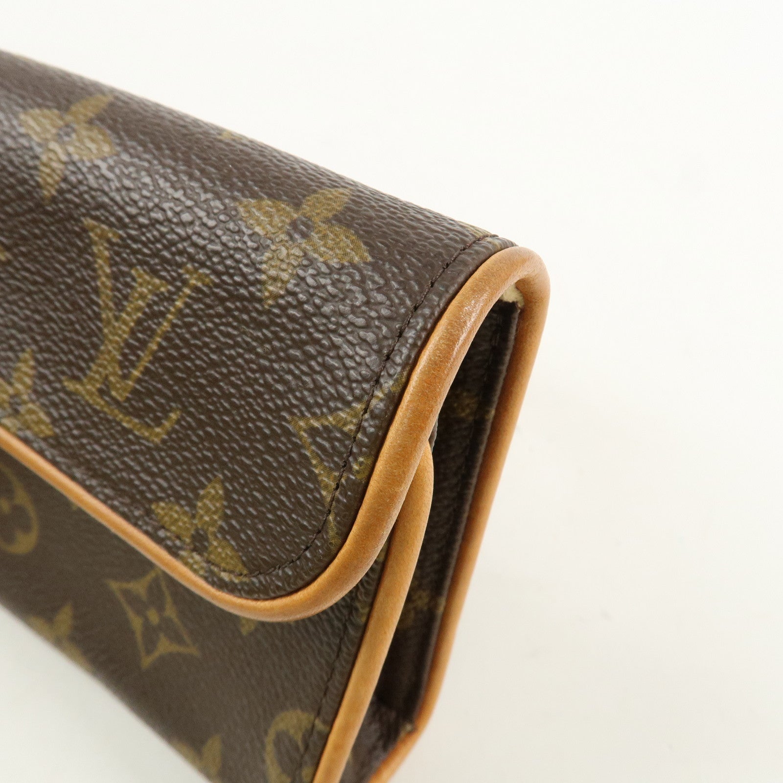 Louis Vuitton Monogram Pochette Florentine Waist Bag Belt XS M51855 Used