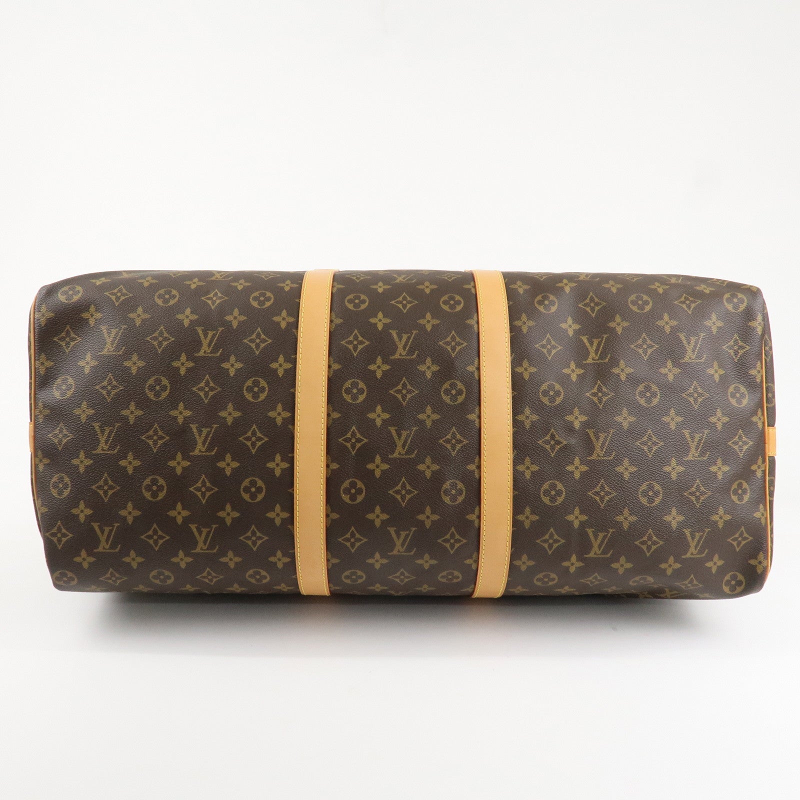 Louis Vuitton Monogram Keep All Bandouliere 60 Bag Brown M41412 Used