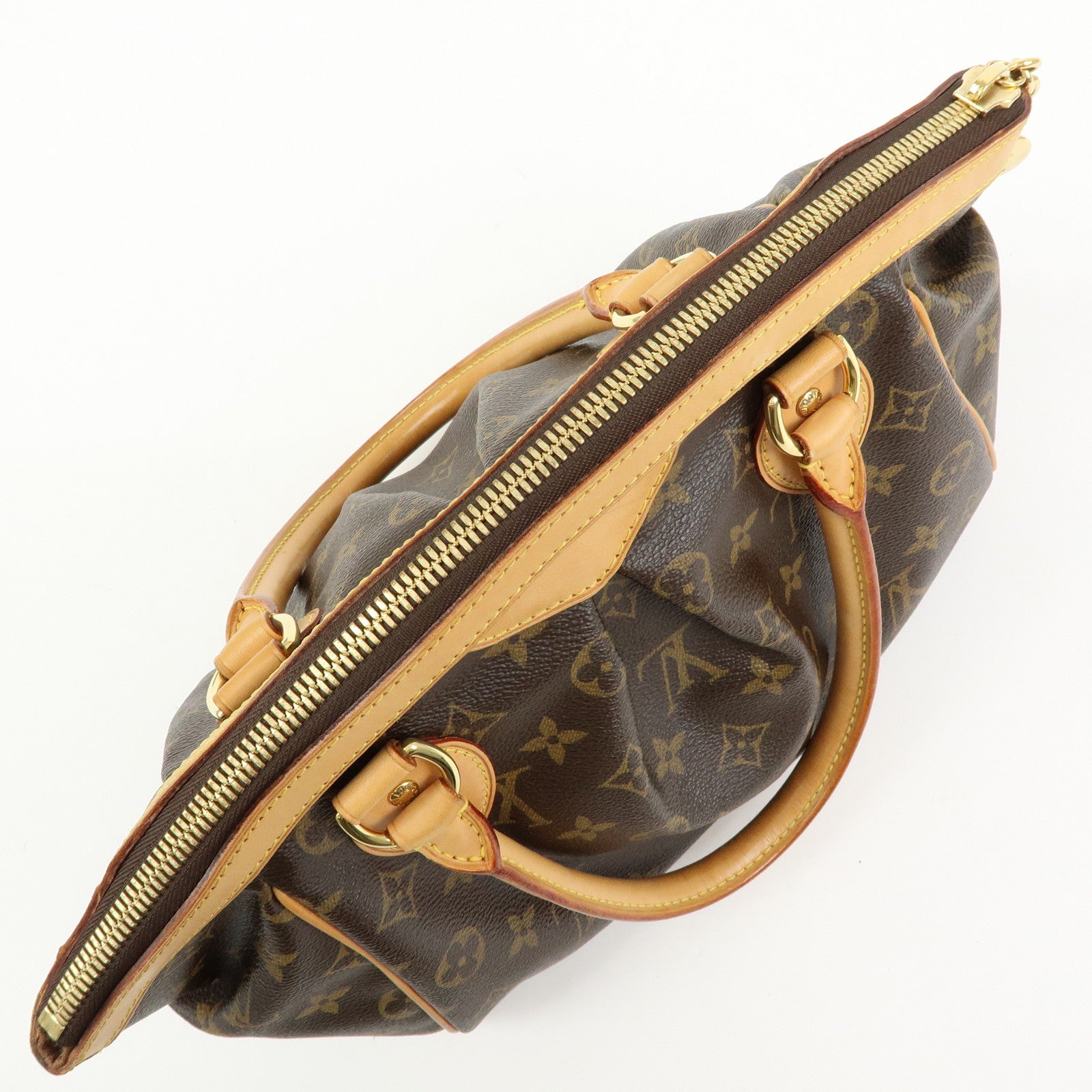 Louis Vuitton Monogram Tivoli PM Hand Bag Shoulder Bag Brown M40143