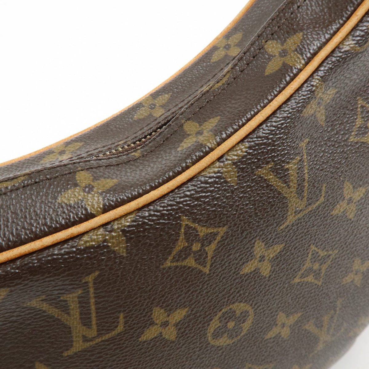 Louis Vuitton Monogram Croissant MM Shoulder Bag Brown M51512