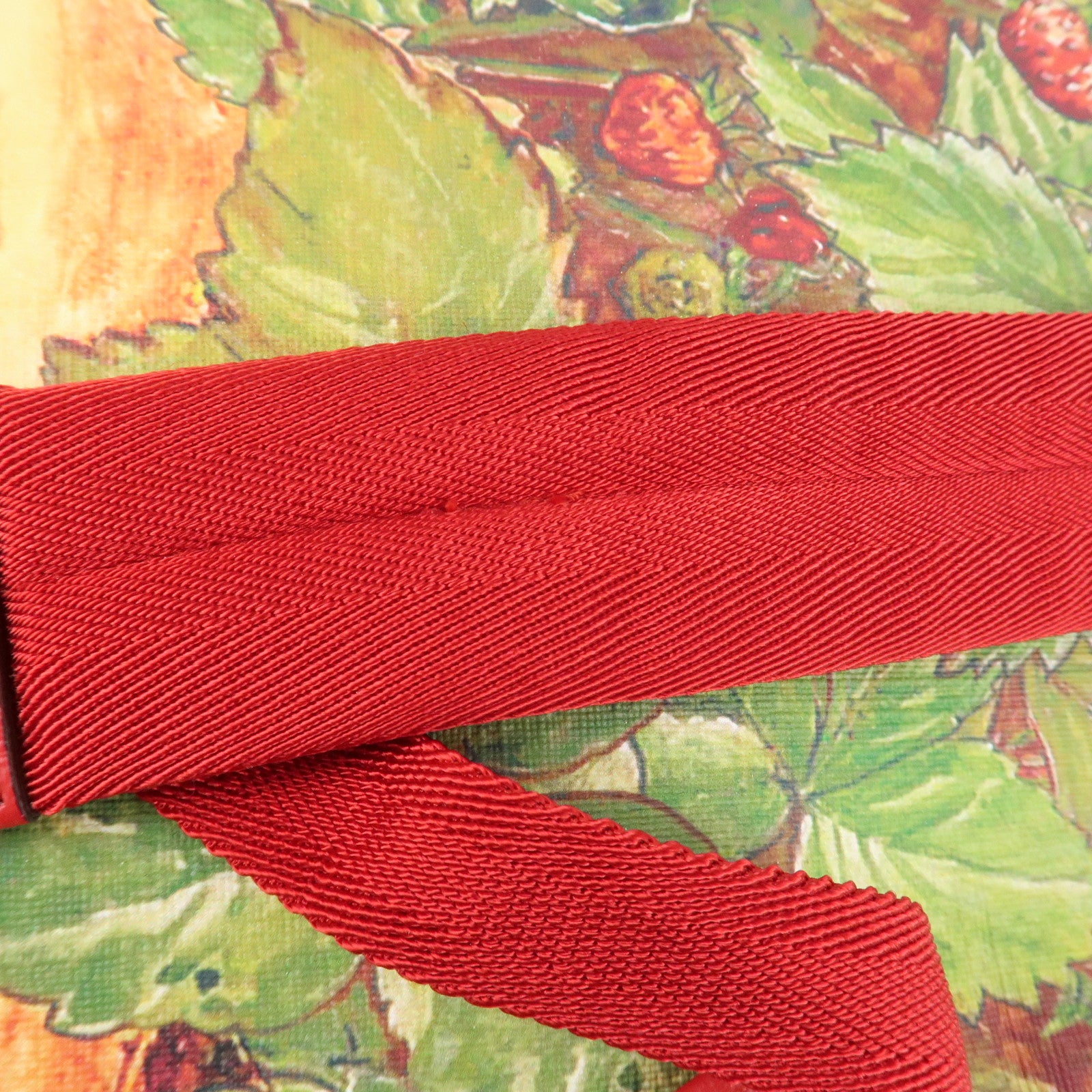 GUCCI Children's PVC Leather Back Pack Beige Red 433578 Used