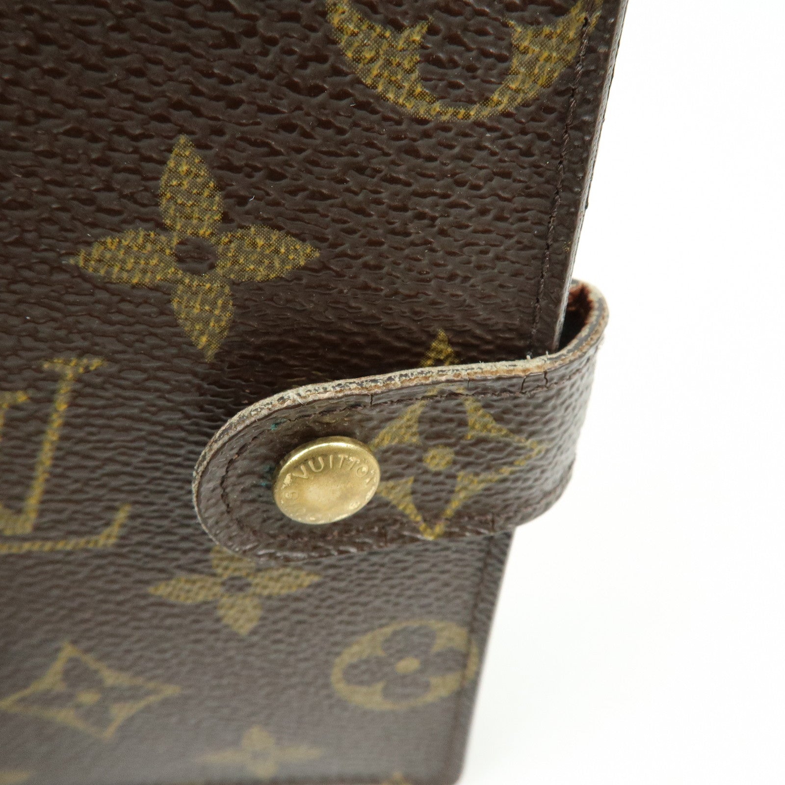 Louis Vuitton Monogram Agenda PM Planner Cover Brown R20005