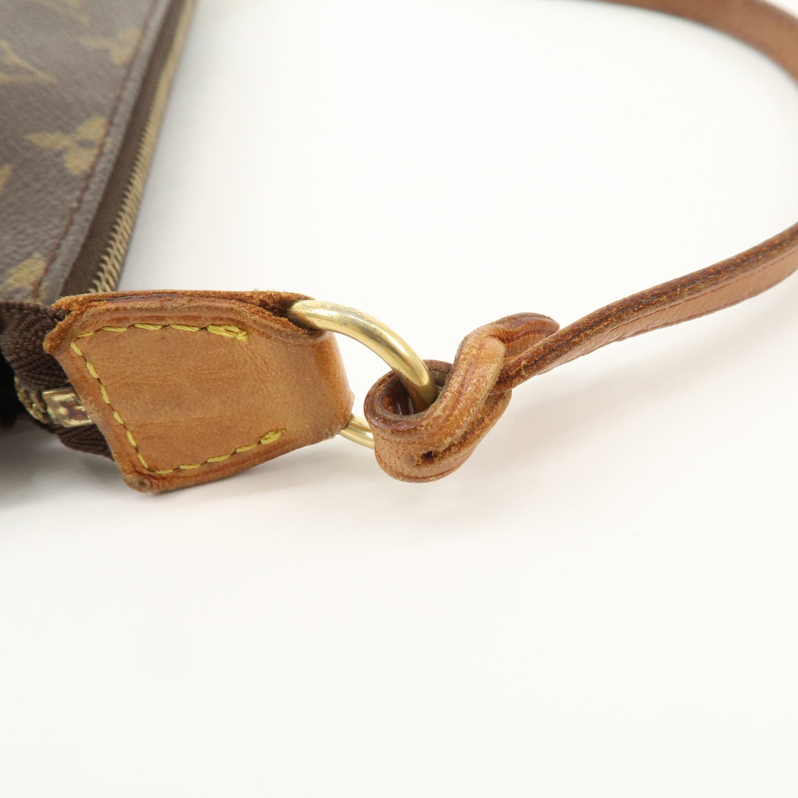 Louis Vuitton Monogram Pochette Accessoires Pouch Hand Bag M51980 Used