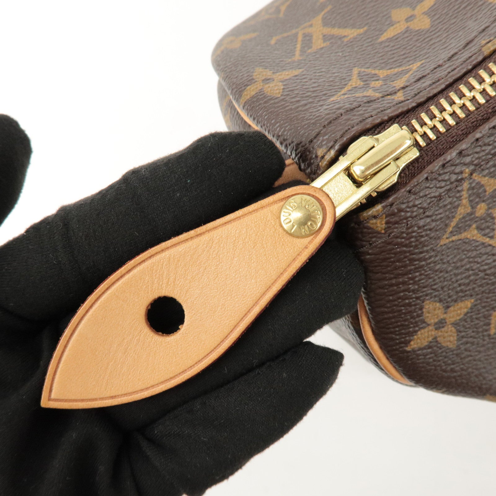 Louis Vuitton Monogram Speedy 30 Hand Bag Boston Bag M41526 Used