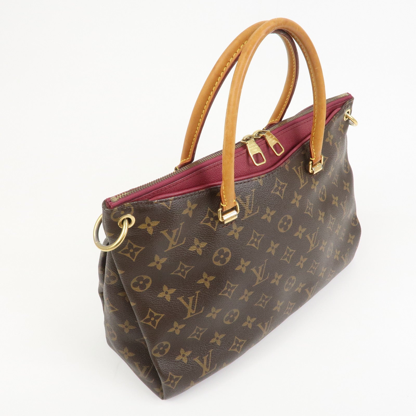 Louis Vuitton Monogram Pallas 2Way Hand Bag Aurore M40906