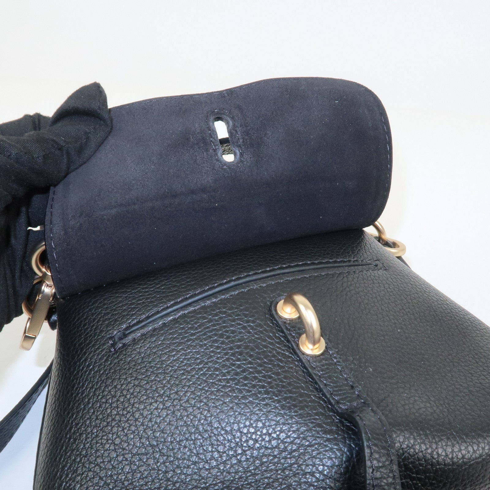 Chloe See by Chloe Joan 2WAY Bag Shoulder Bag Hand Bag Black