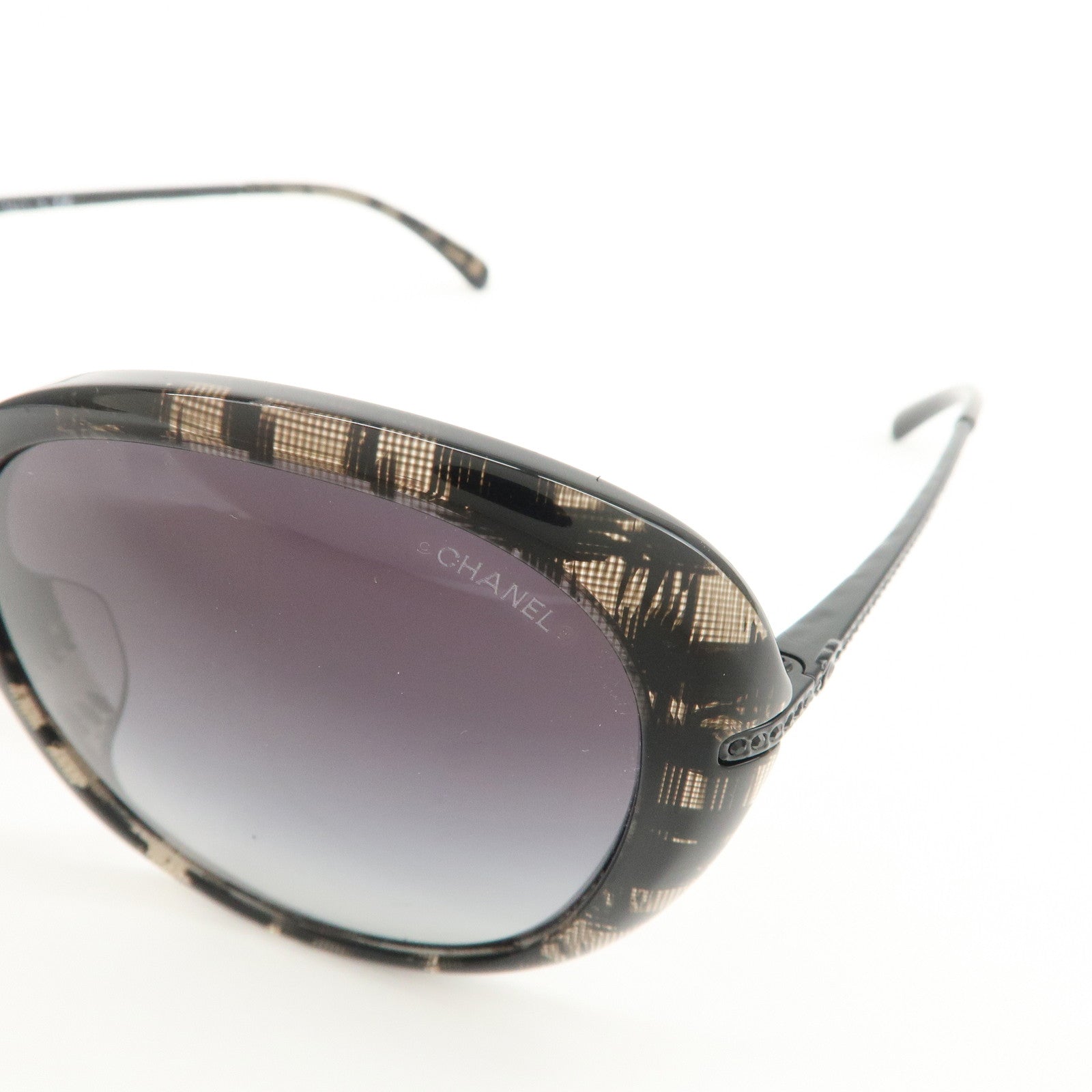 CHANEL COCO Mark Plastic Sunglasses 5293-B-A c.1488/S6 57□18 135