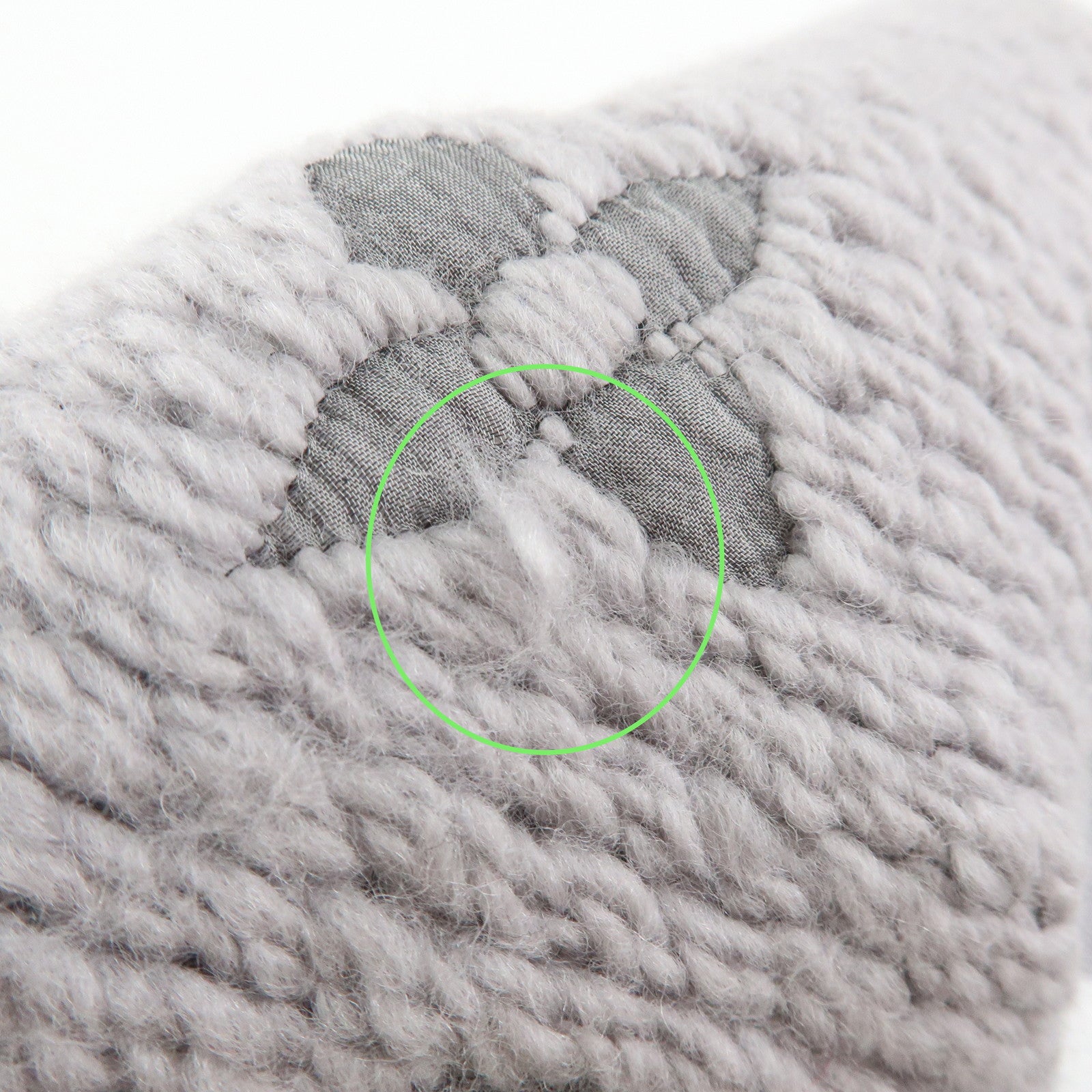 Louis Vuitton Monogram Escharp Logomania Scarf Gris Perle M74742