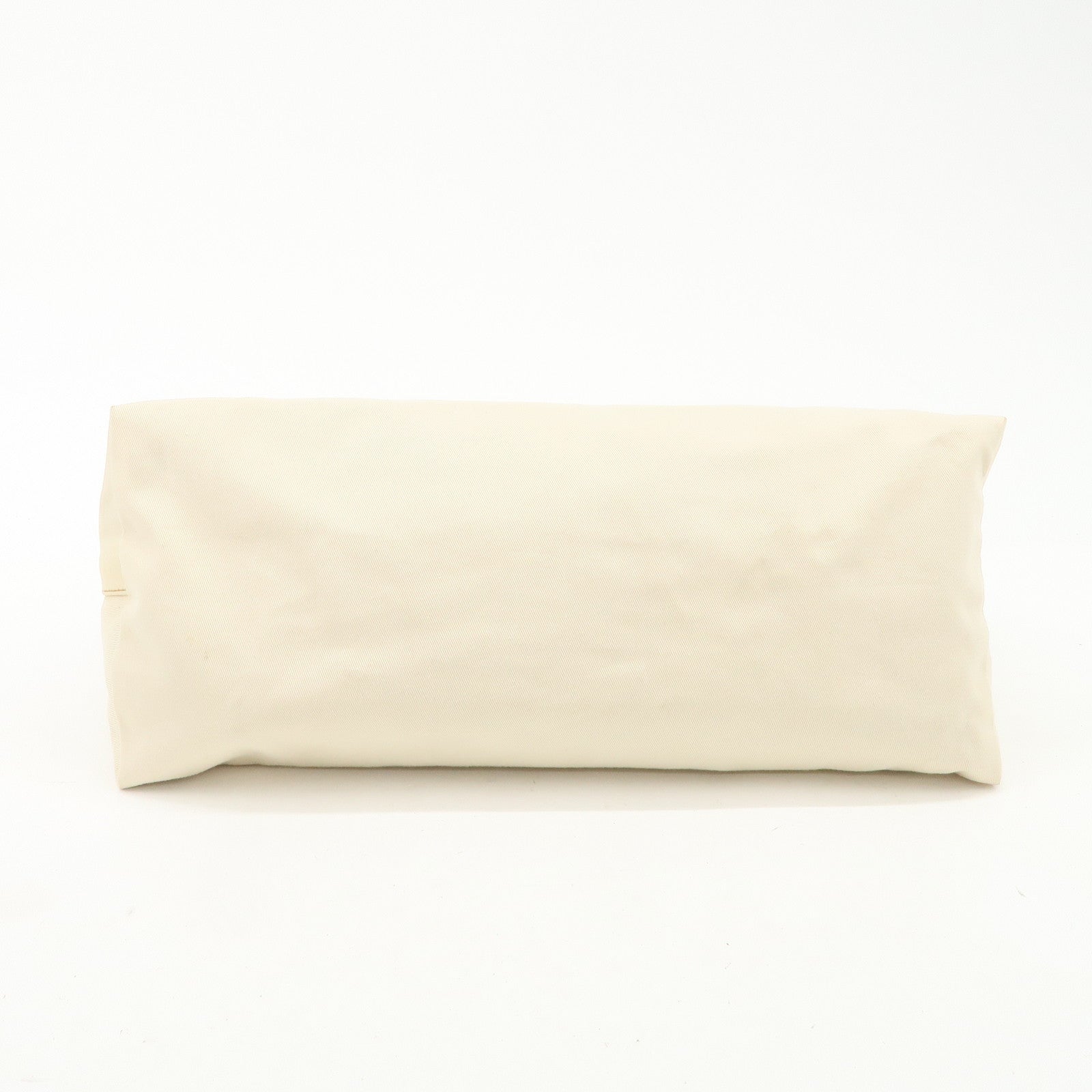 FENDI Canvas Shoulder Bag Hand Bag Ivory Silver Hardware