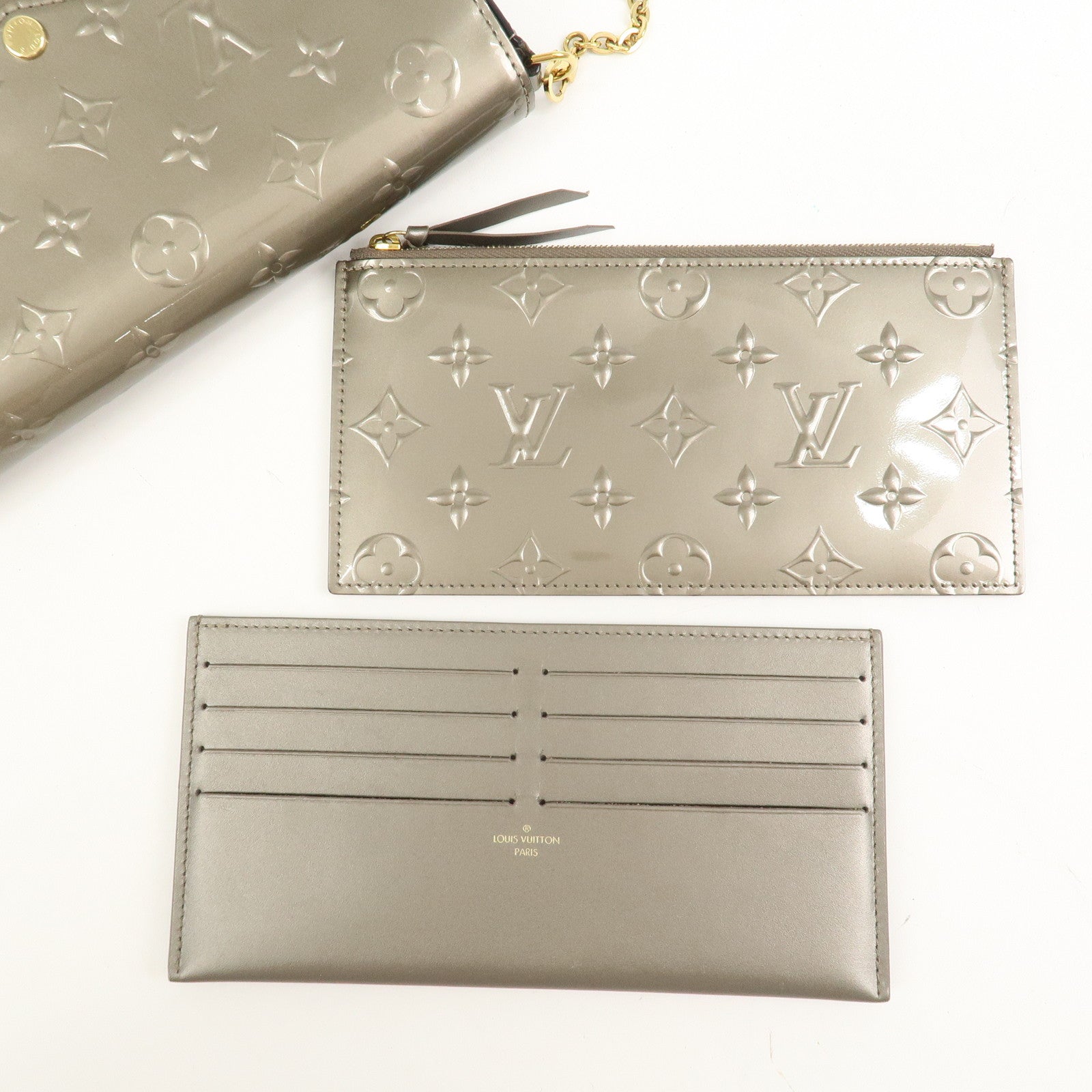 Louis Vuitton Monogram Vernis Leather Pochette Felicie M68648