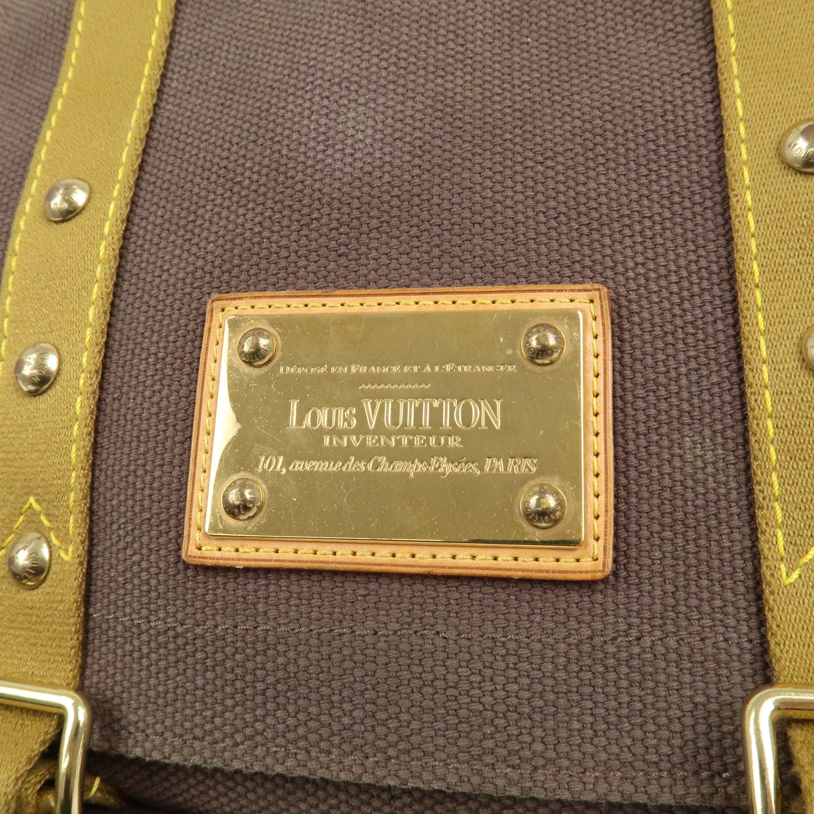Louis Vuitton Antigua Besace PM Shoulder Bag Brown M40080
