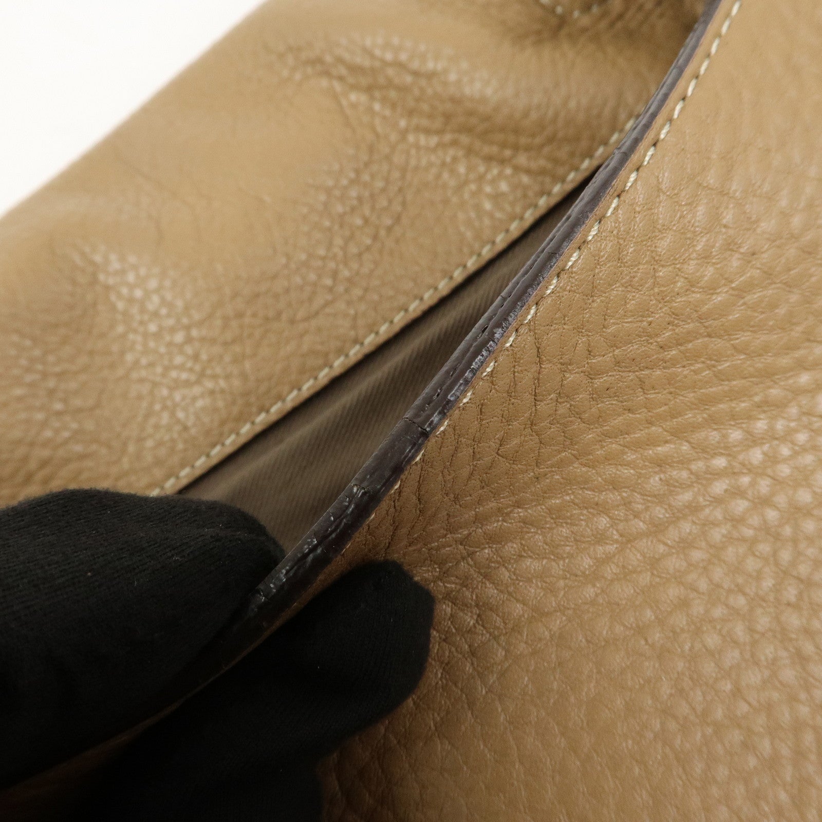 Chloe Marcie Leather Shoulder Bag Crossbody Bag Brown 001-12-60-65