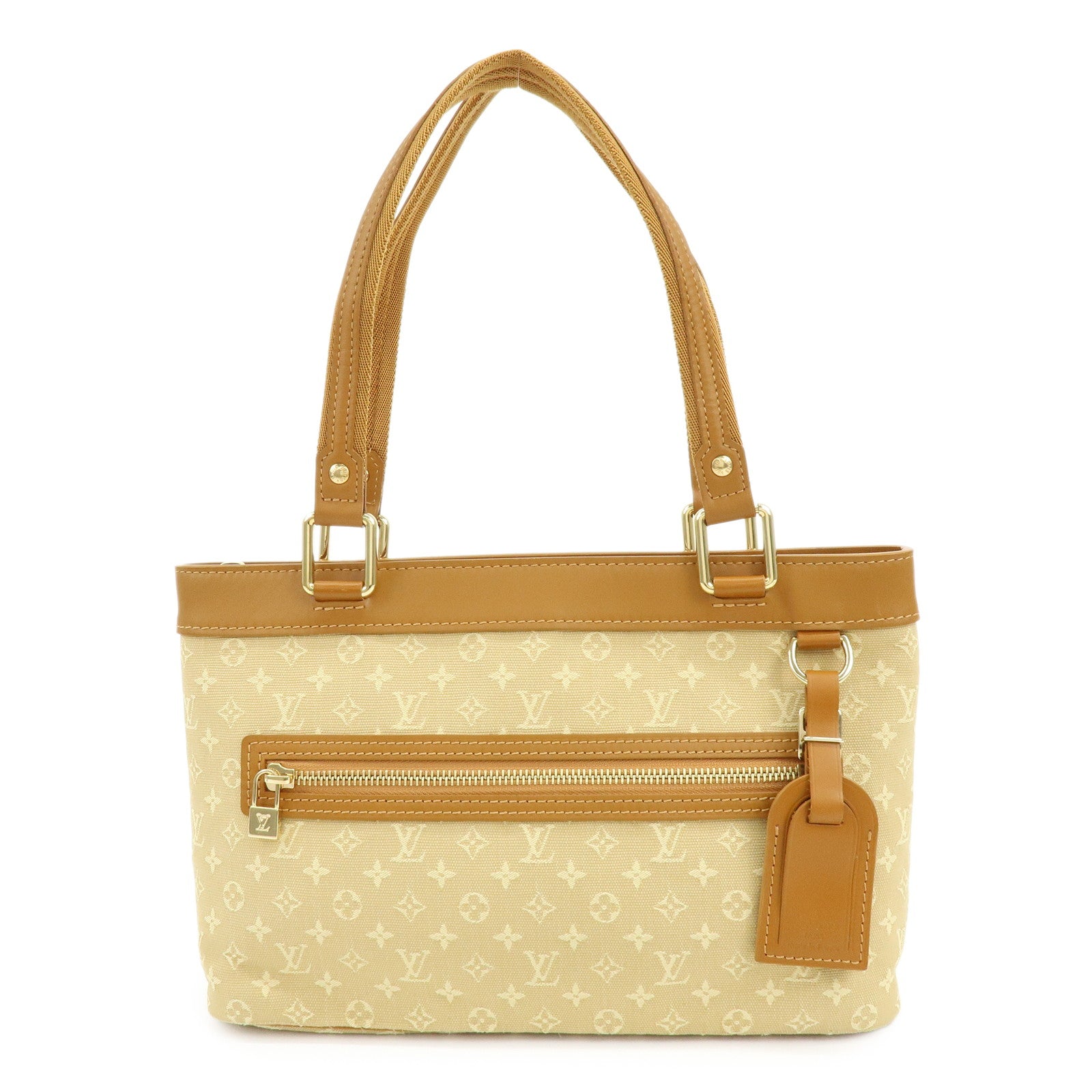 Louis Vuitton Monogram Mini Lucille PM Hand Bag Beige M92684