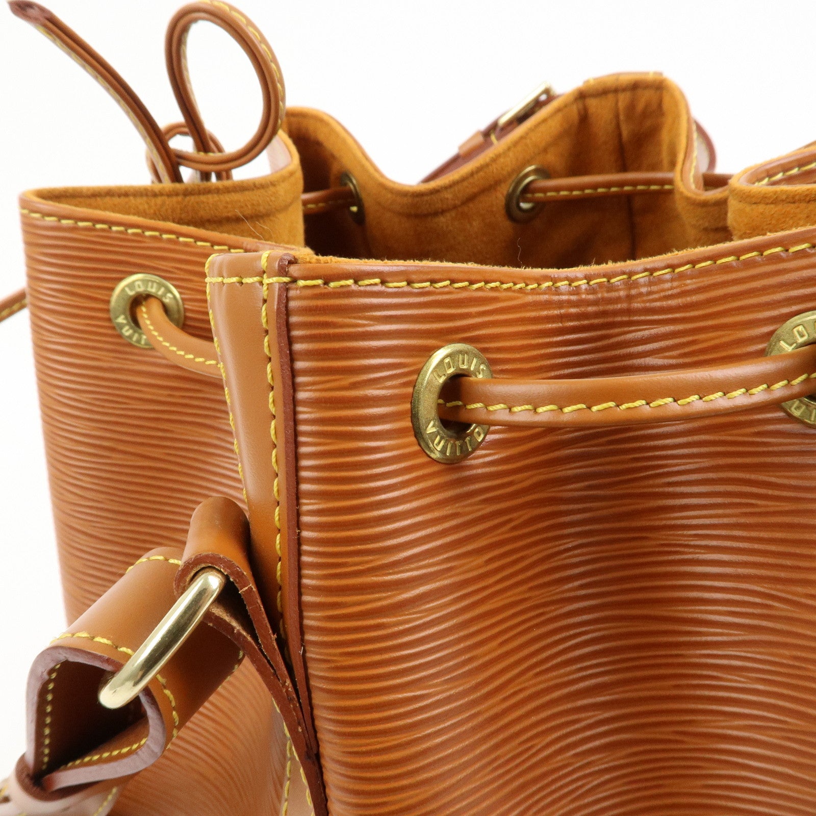 Louis Vuitton Epi Petit Noe Shoulder Bag Zipang Gold M44108