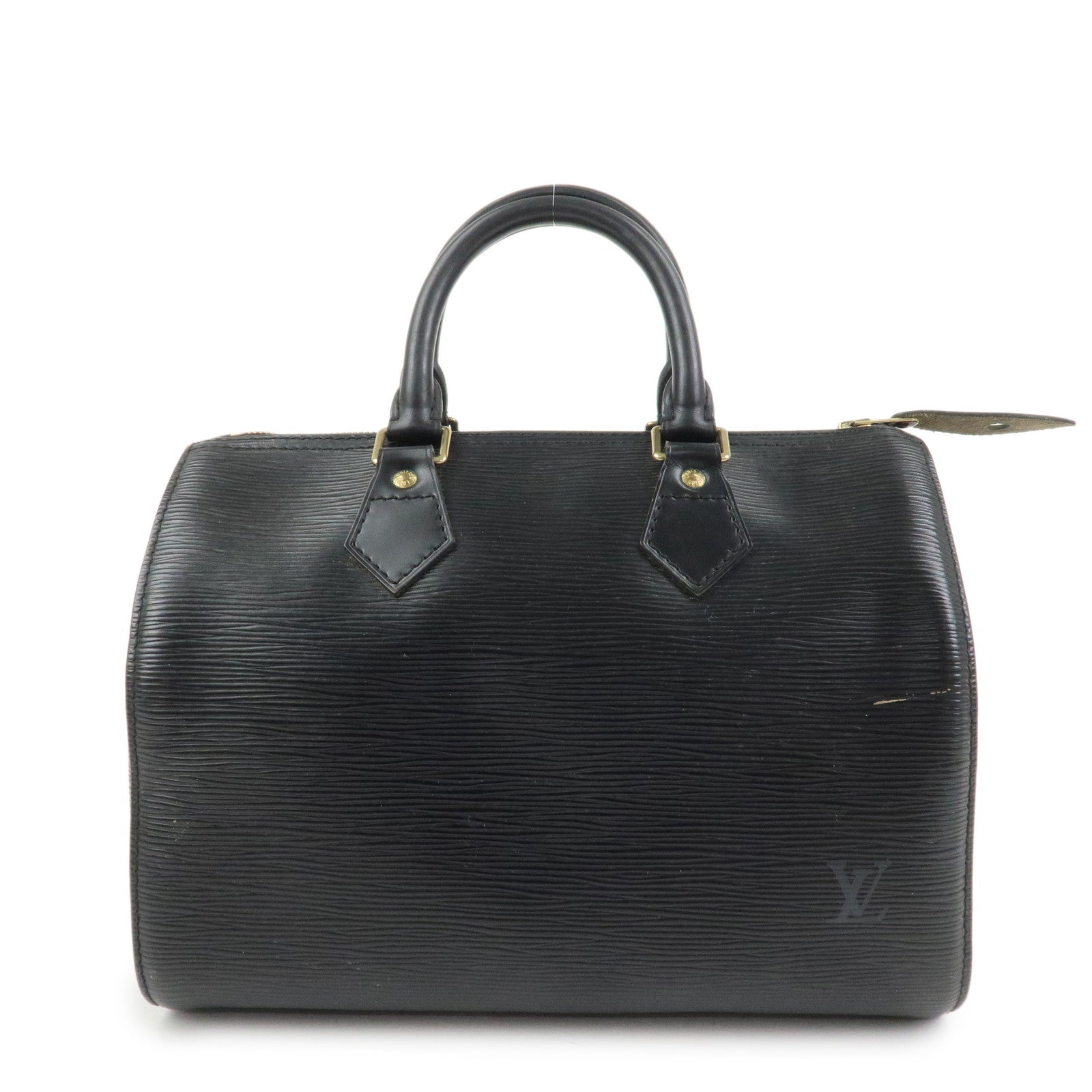 Louis Vuitton Epi Leather Speedy 25 Hand Bag Boston Bag Noir M59032