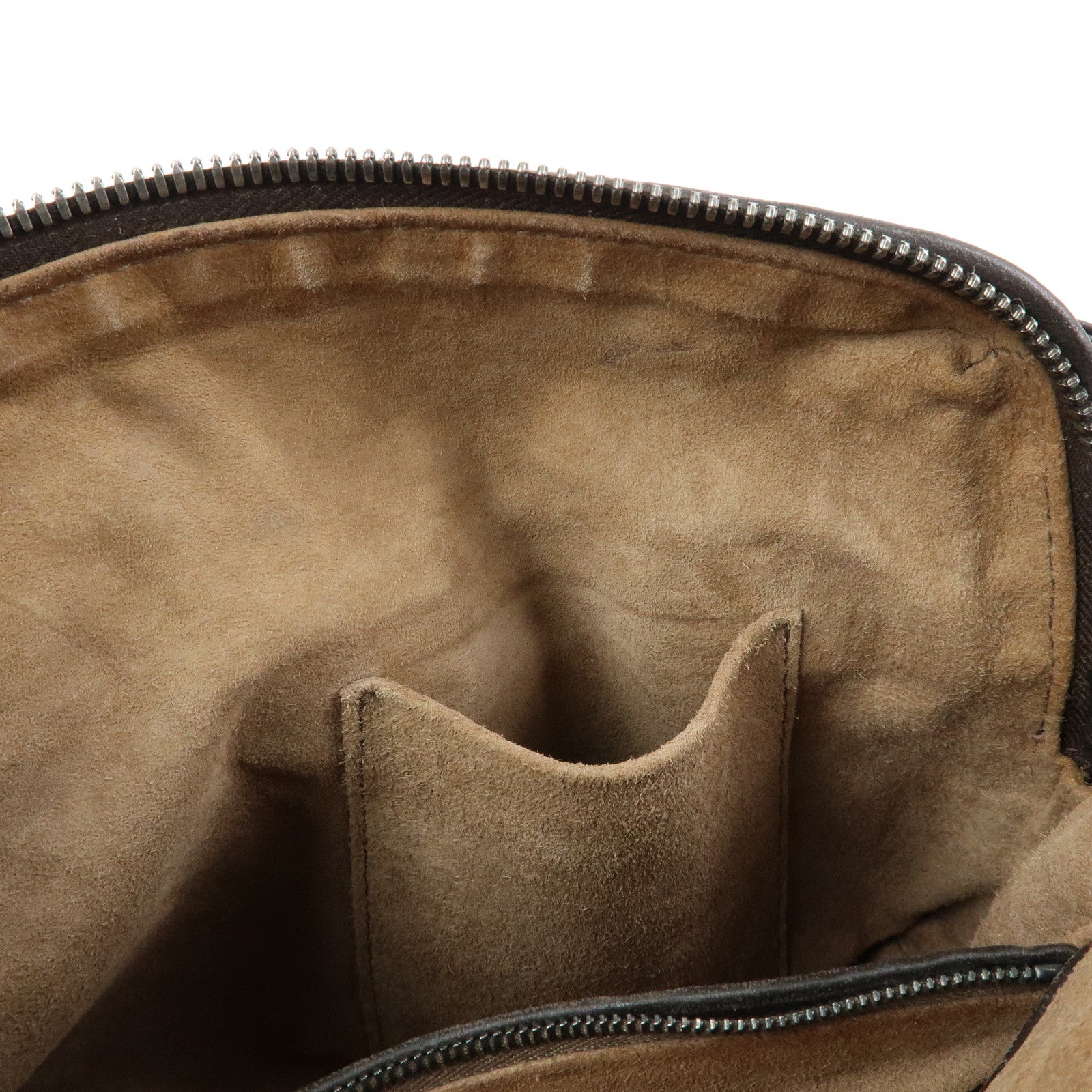 BOTTEGA VENETA Intrecciato Nodini Leather Shoulder Bag Brown 245354