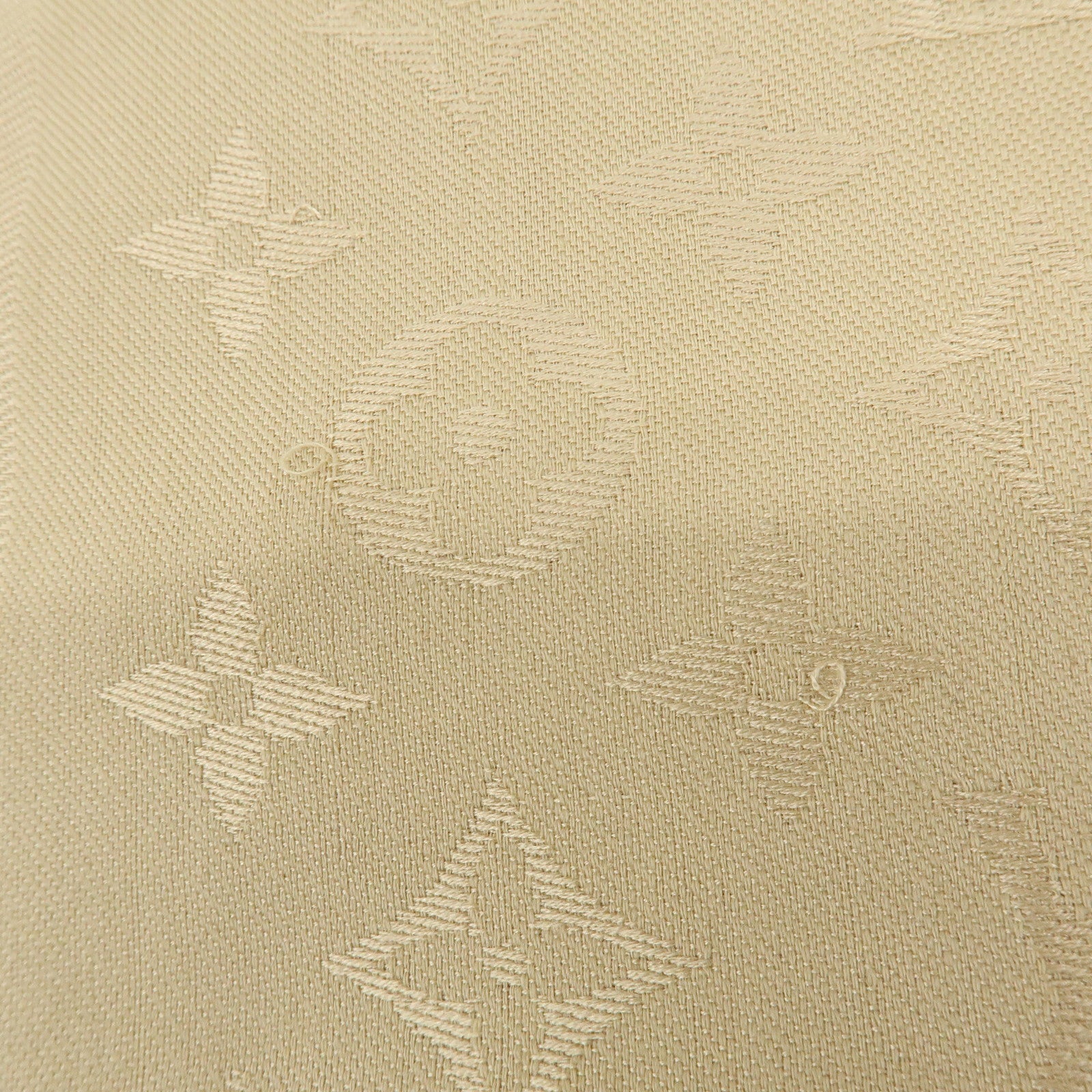 Louis Vuitton Monogram Silk Wool Scarf Shawl Beige