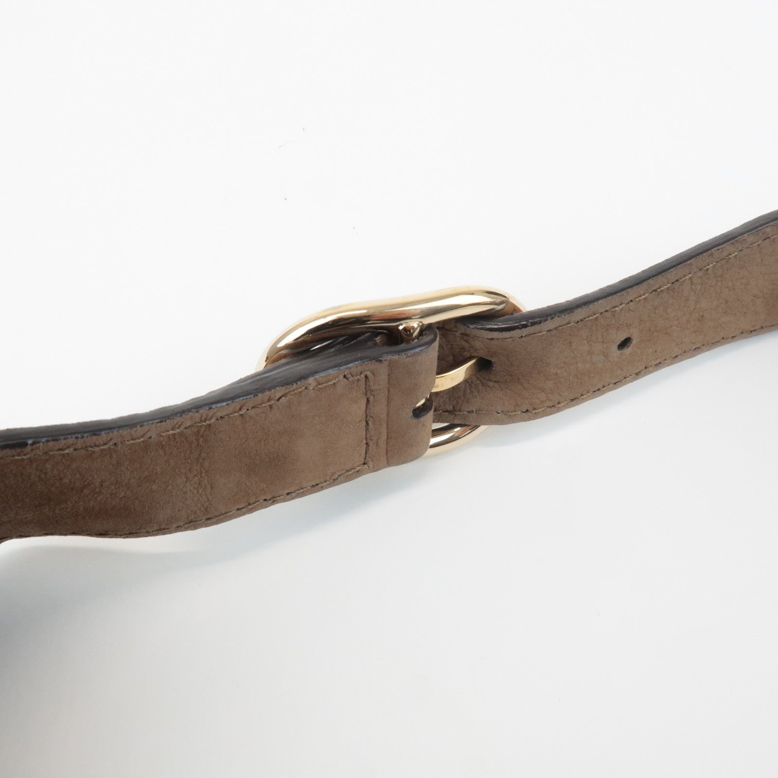 GUCCI New Jackie Leather Shoulder Bag Hand Bag Brown 277520 Used