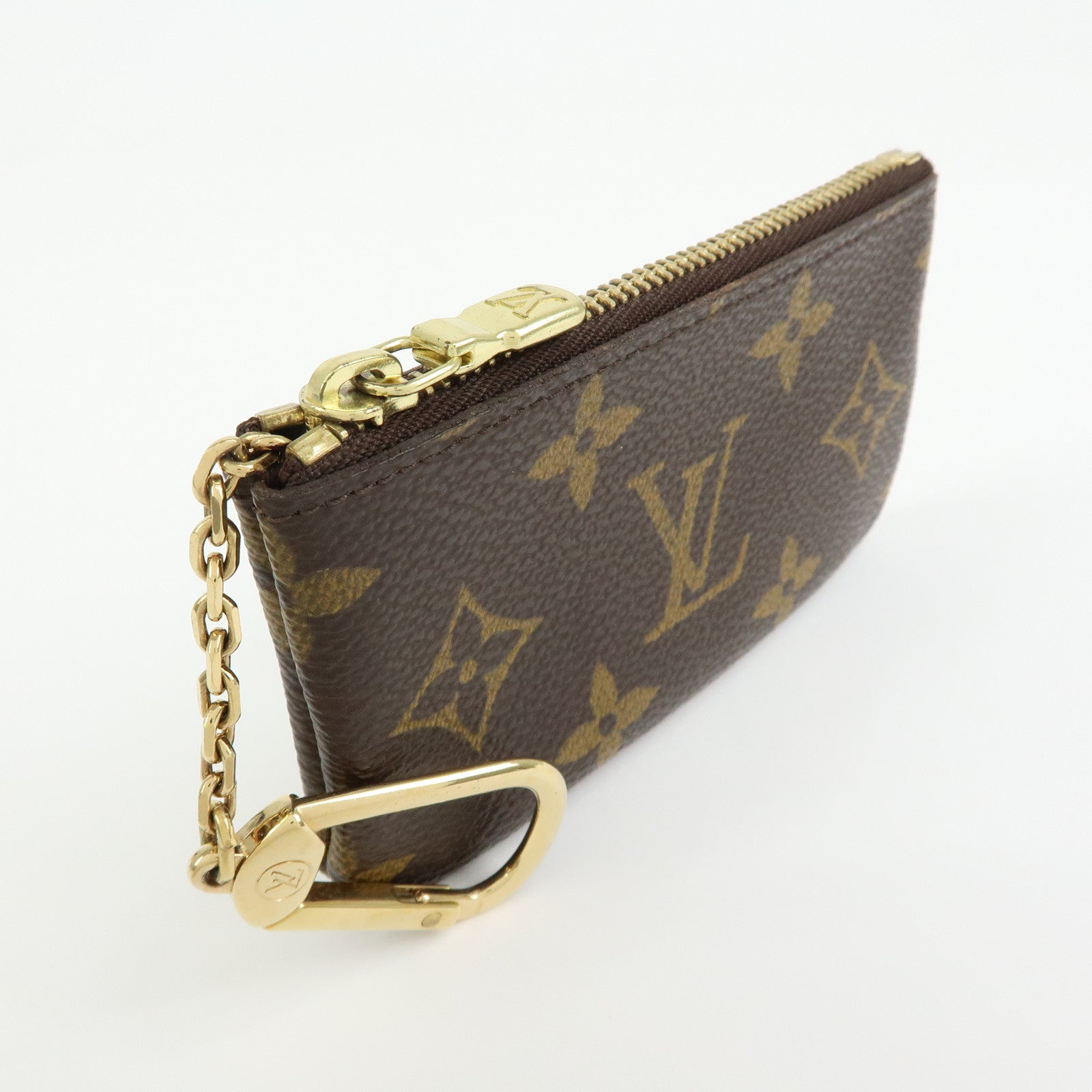 Louis Vuitton Monogram Pochette Cles Coin Case Key Case M62650