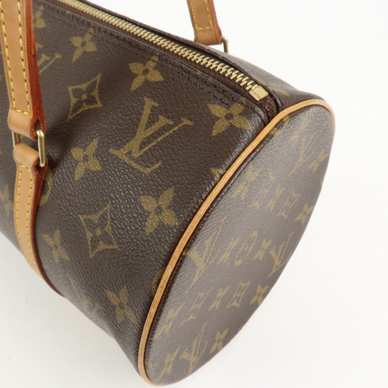 Louis Vuitton Monogram Papillon 30 Hand Bag New Style Brown M51385