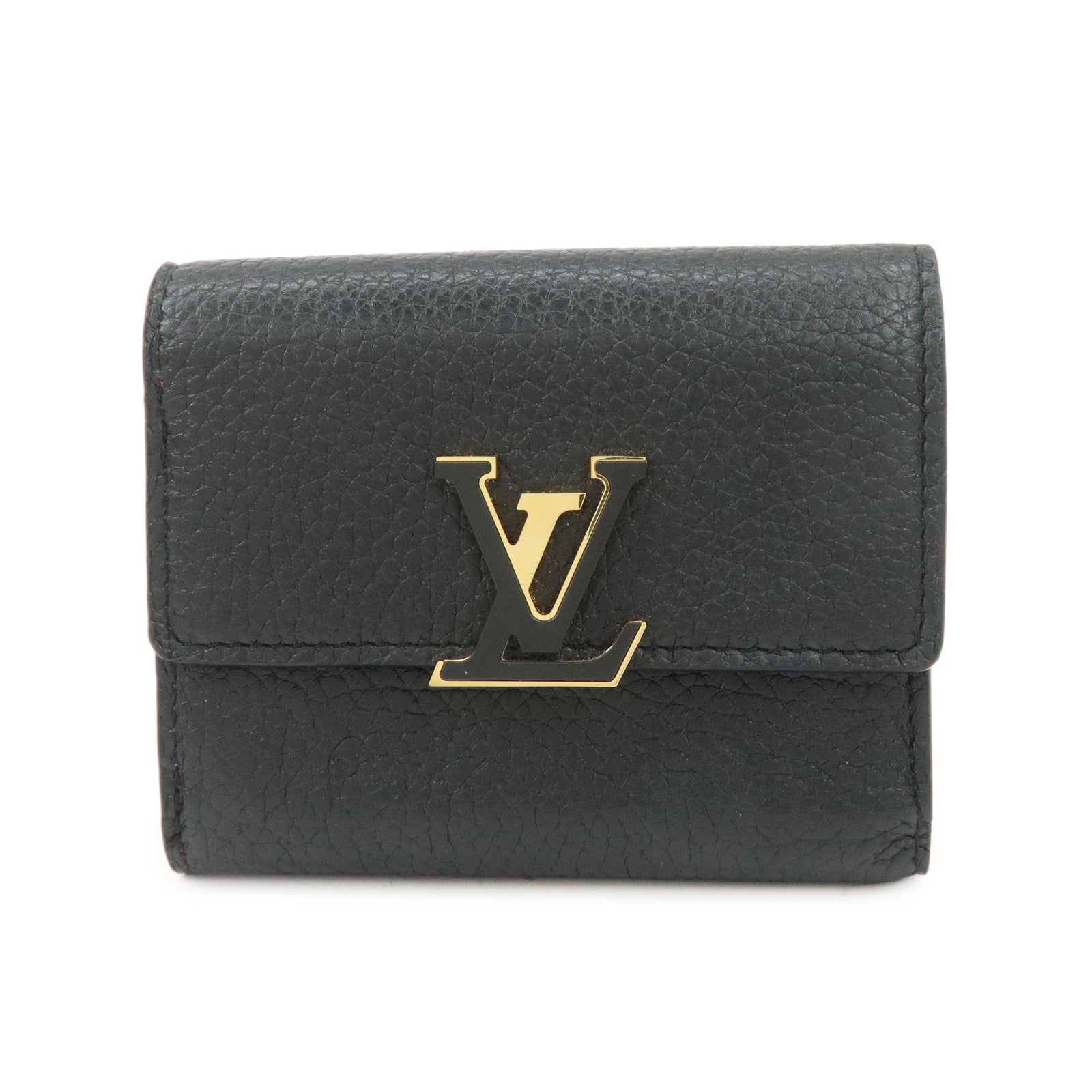 Louis Vuitton Portefoille Capucines XS Compact Wallet Black M68587