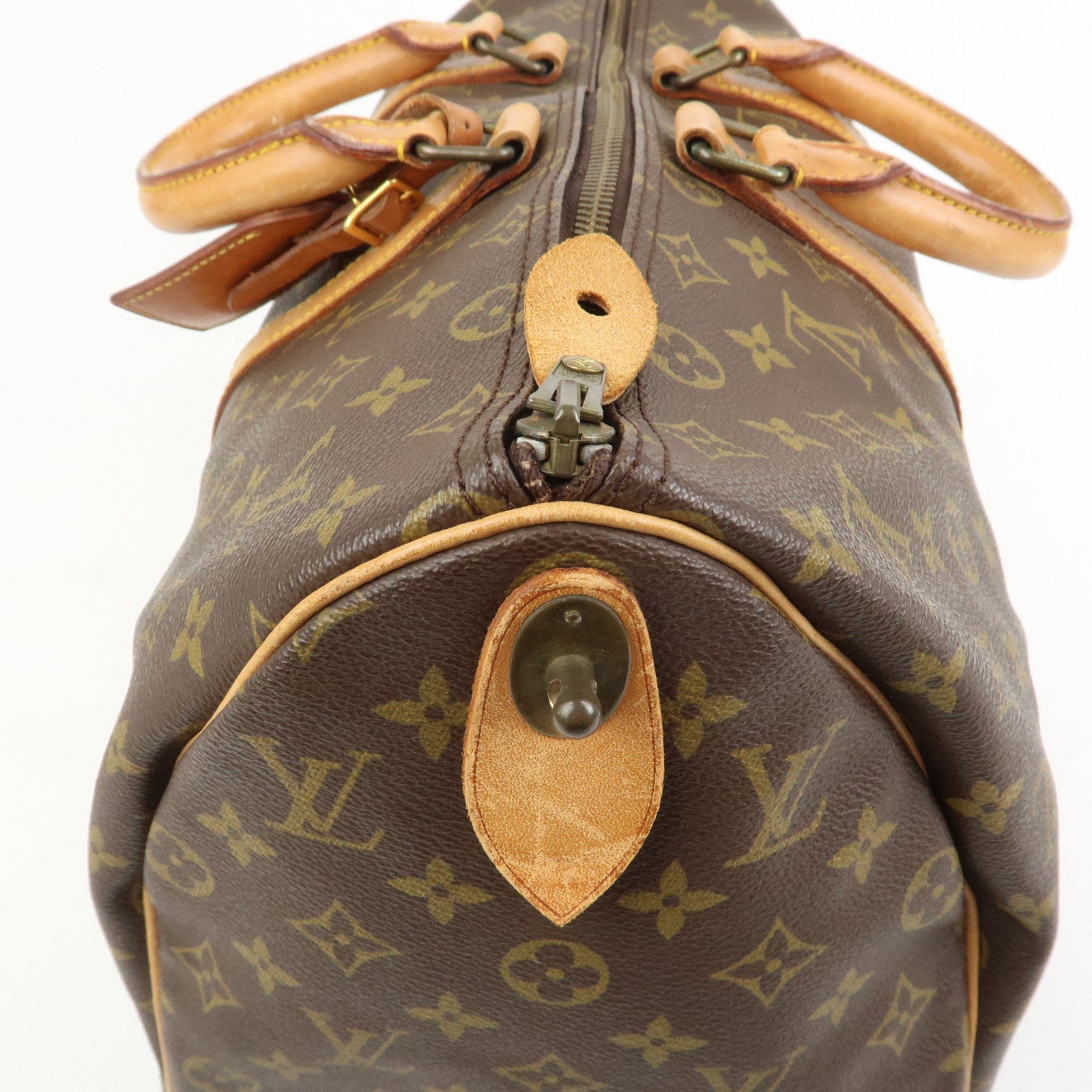 Louis Vuitton Monogram Keep All 45 Boston Bag Brown M41428