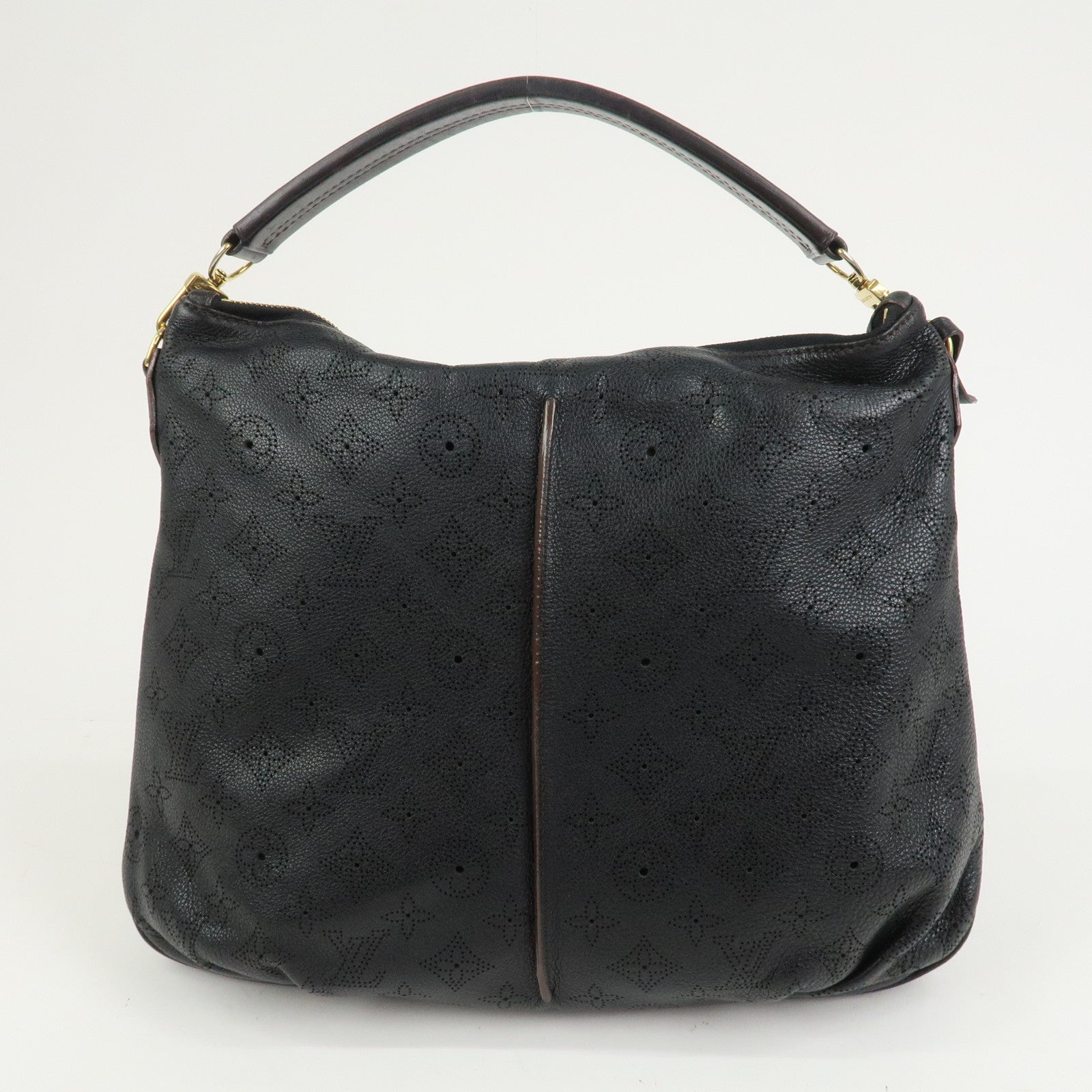 Louis Vuitton Monogram Mahina Selene MM 2Way Hand Bag Noir M93987