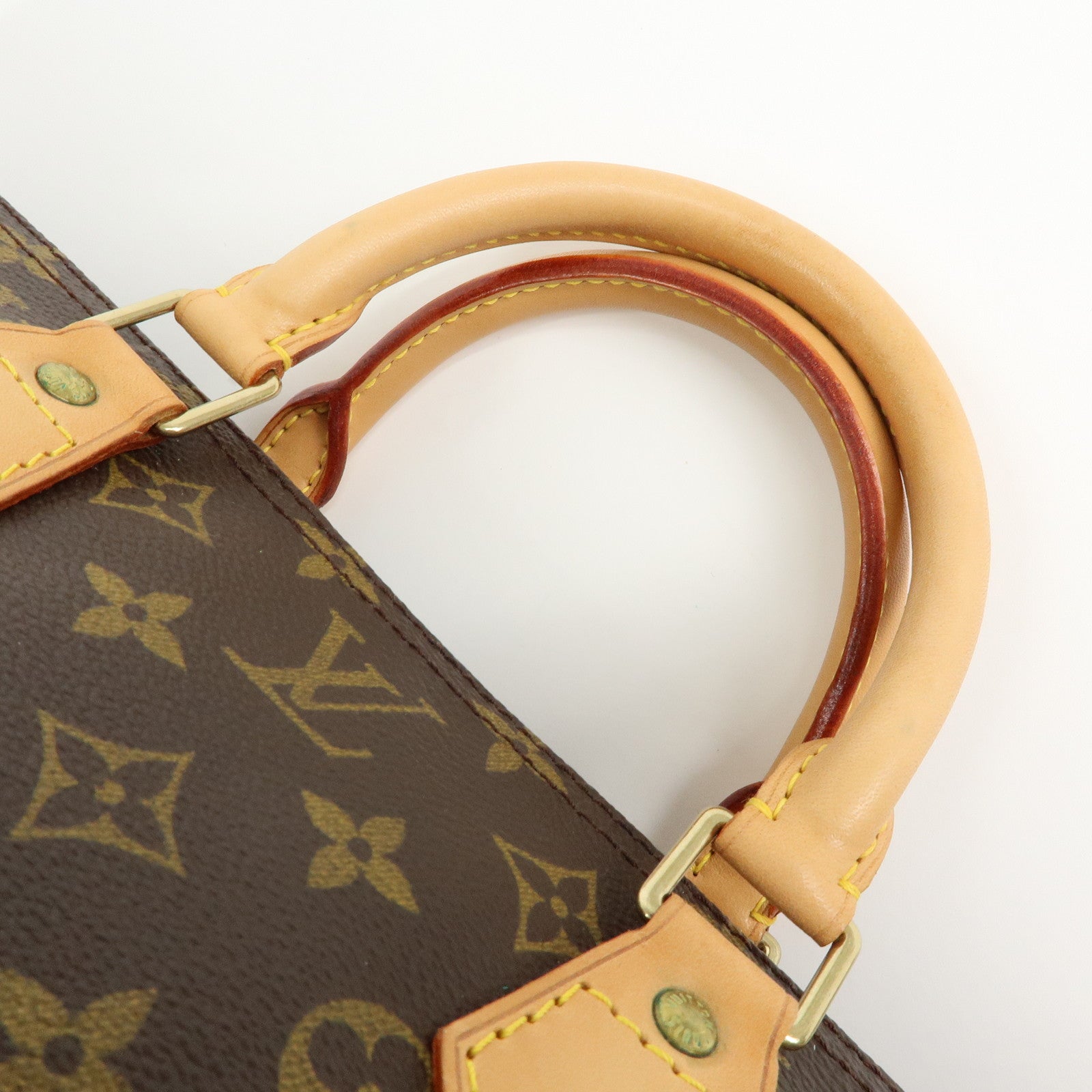 Louis Vuitton Monogram Speedy 40 Hand Bag Boston Bag Brown M41522