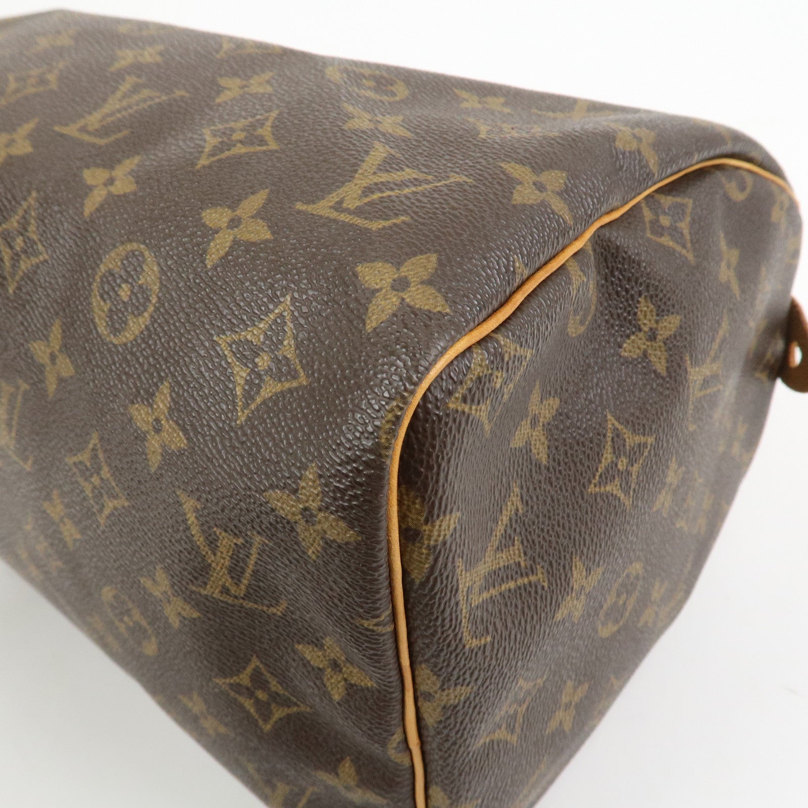 Louis Vuitton Monogram Speedy 30 Boston Bag Hand Bag Brown M41526