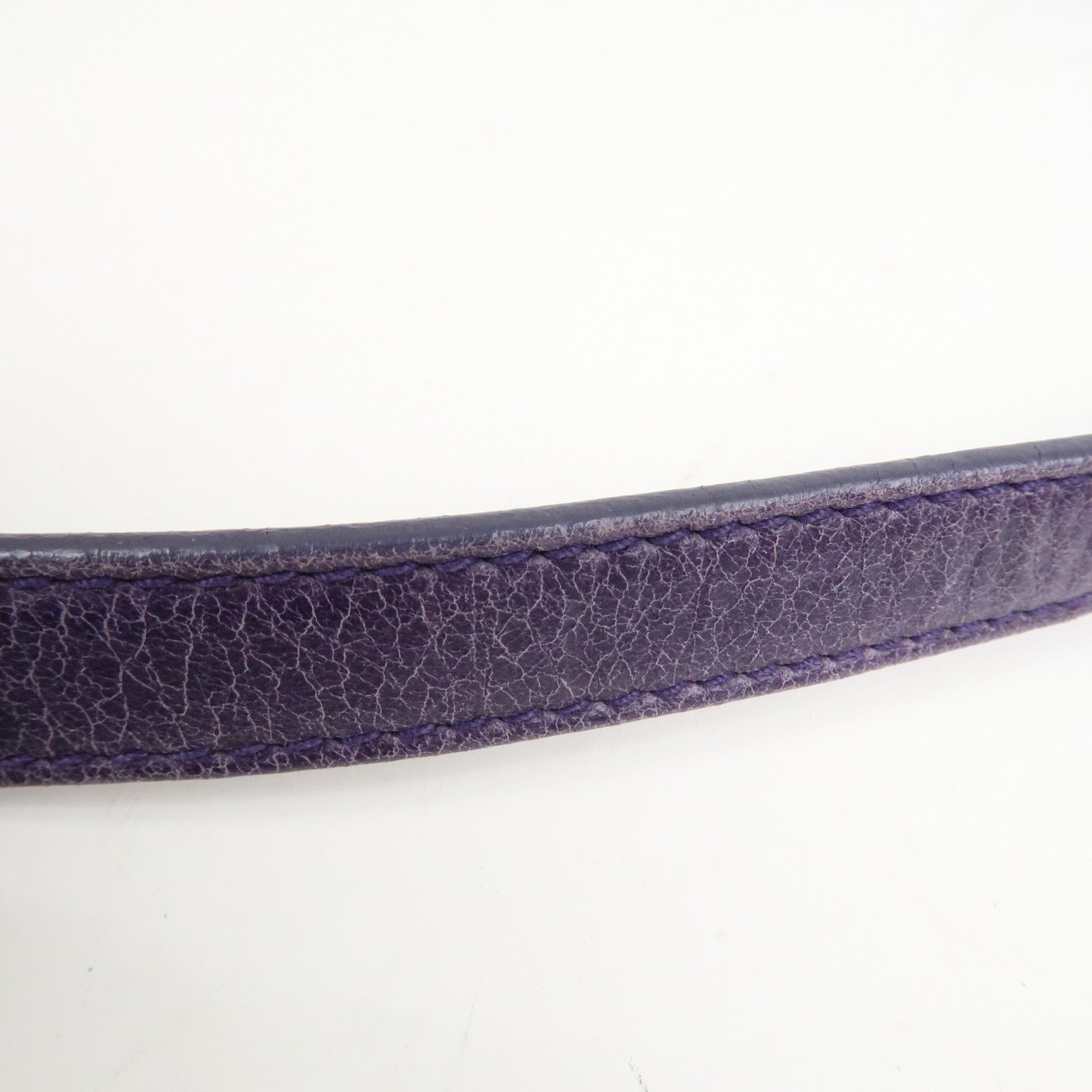 MIU MIU Logo Leather 2Way Bag Hand Bag Shoulder Bag Purple