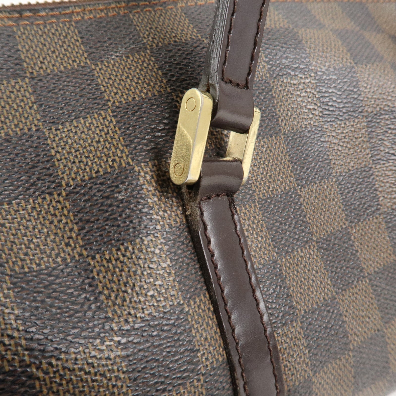 Louis Vuitton Damier Ebene Papillon 30 Hand Bag Brown N51303