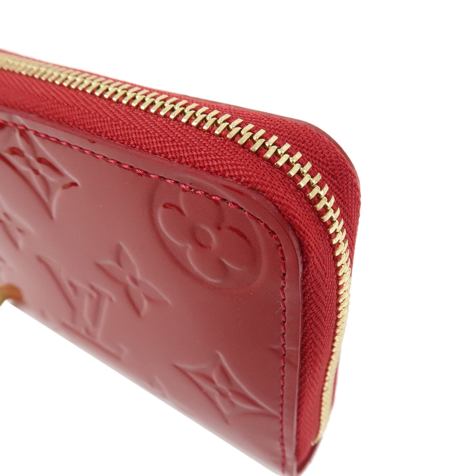 Louis Vuitton Monogram Vernis Zippy Coin Purse Pomme d'Amour M93608