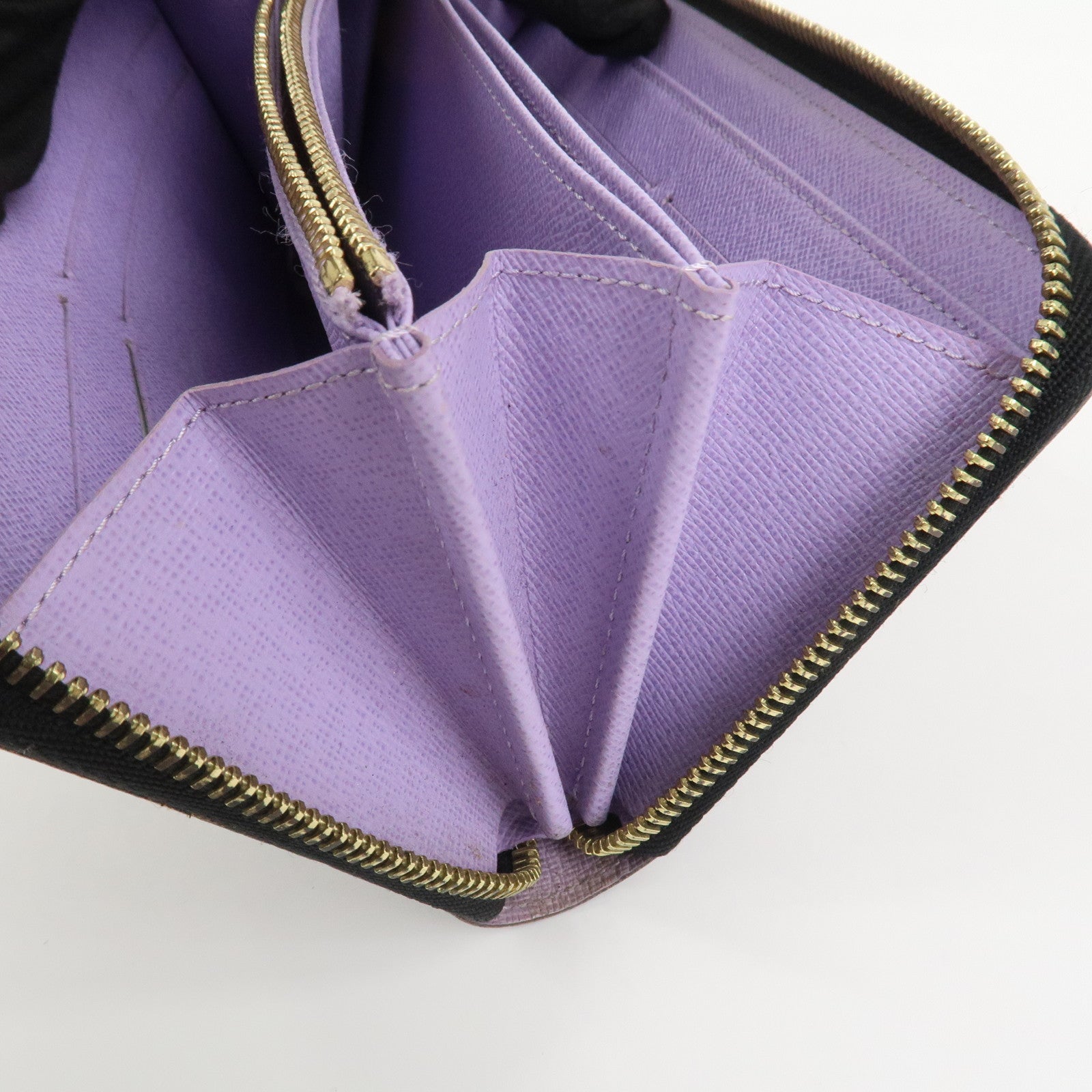 Louis Vuitton Monogram Multi Color Zippy Wallet Violet M60275