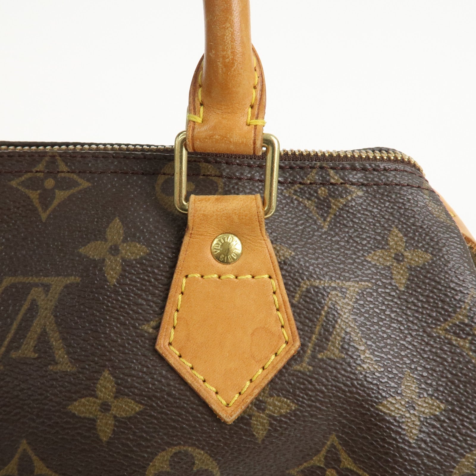 Louis Vuitton Monogram Speedy 25 Boston Bag Hand Bag Brown M41528