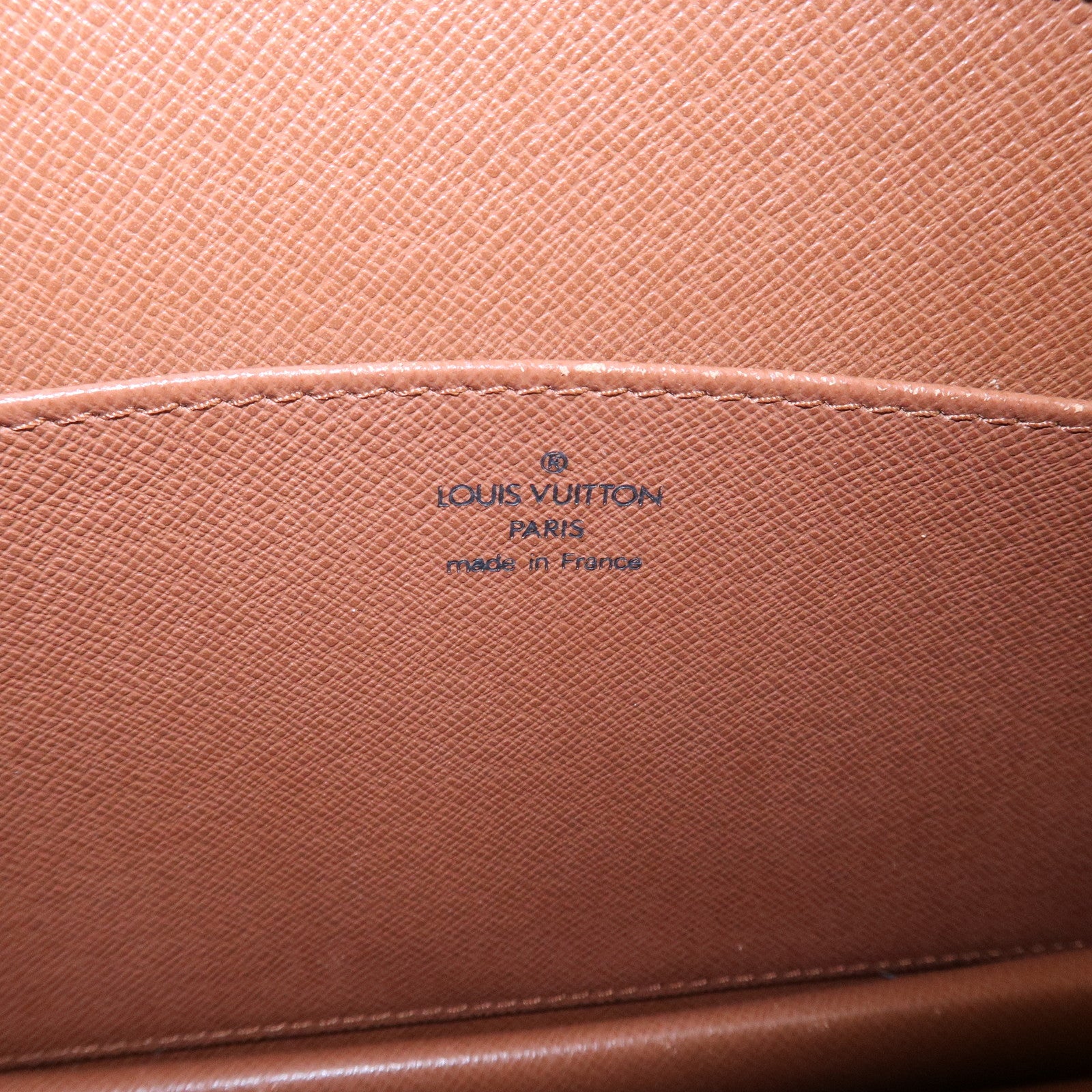 Louis Vuitton Epi Pochette Homme Clutch Bag Kenya Brown M52523
