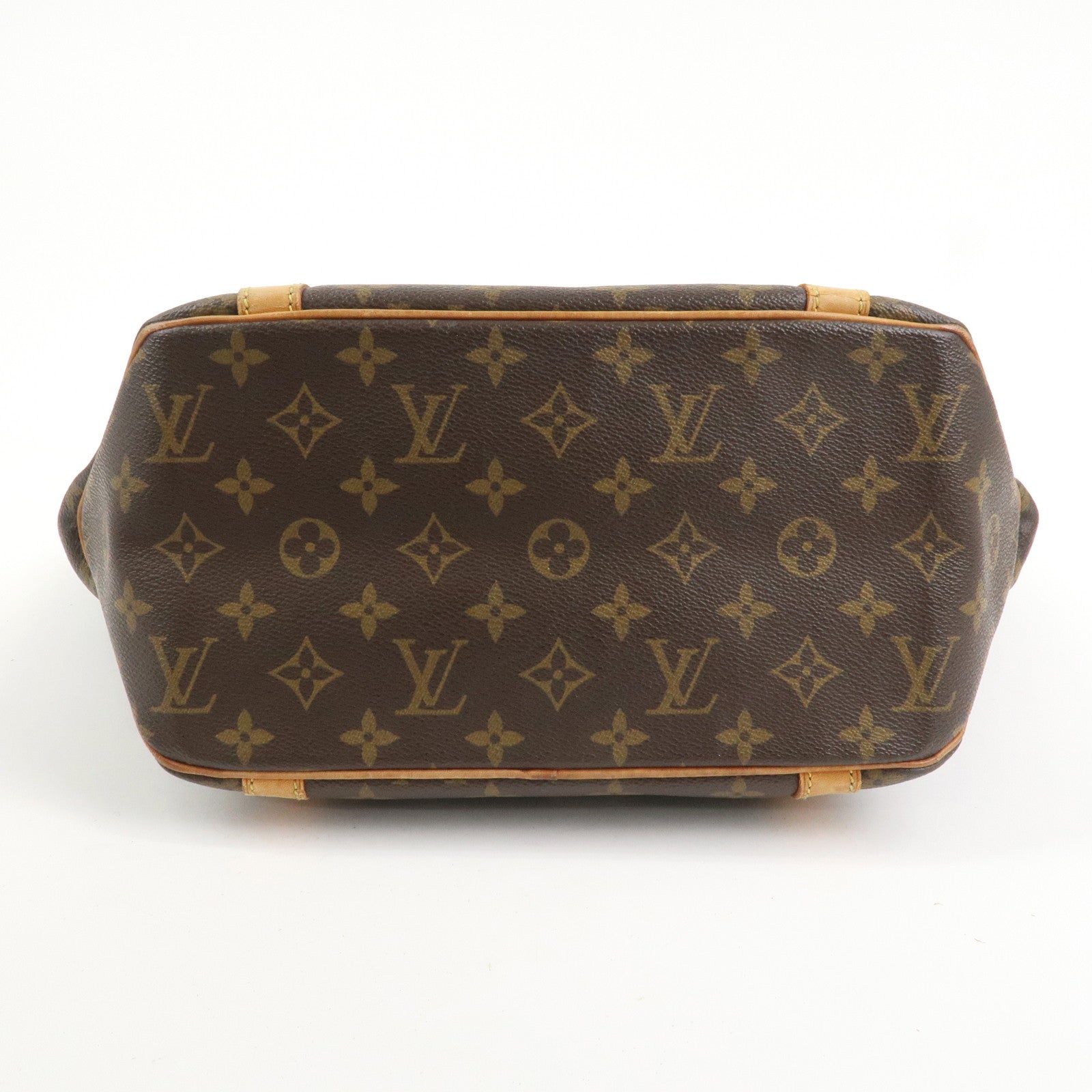 Louis Vuitton Monogram Sac Shopping Shoulder Bag Brown M51108