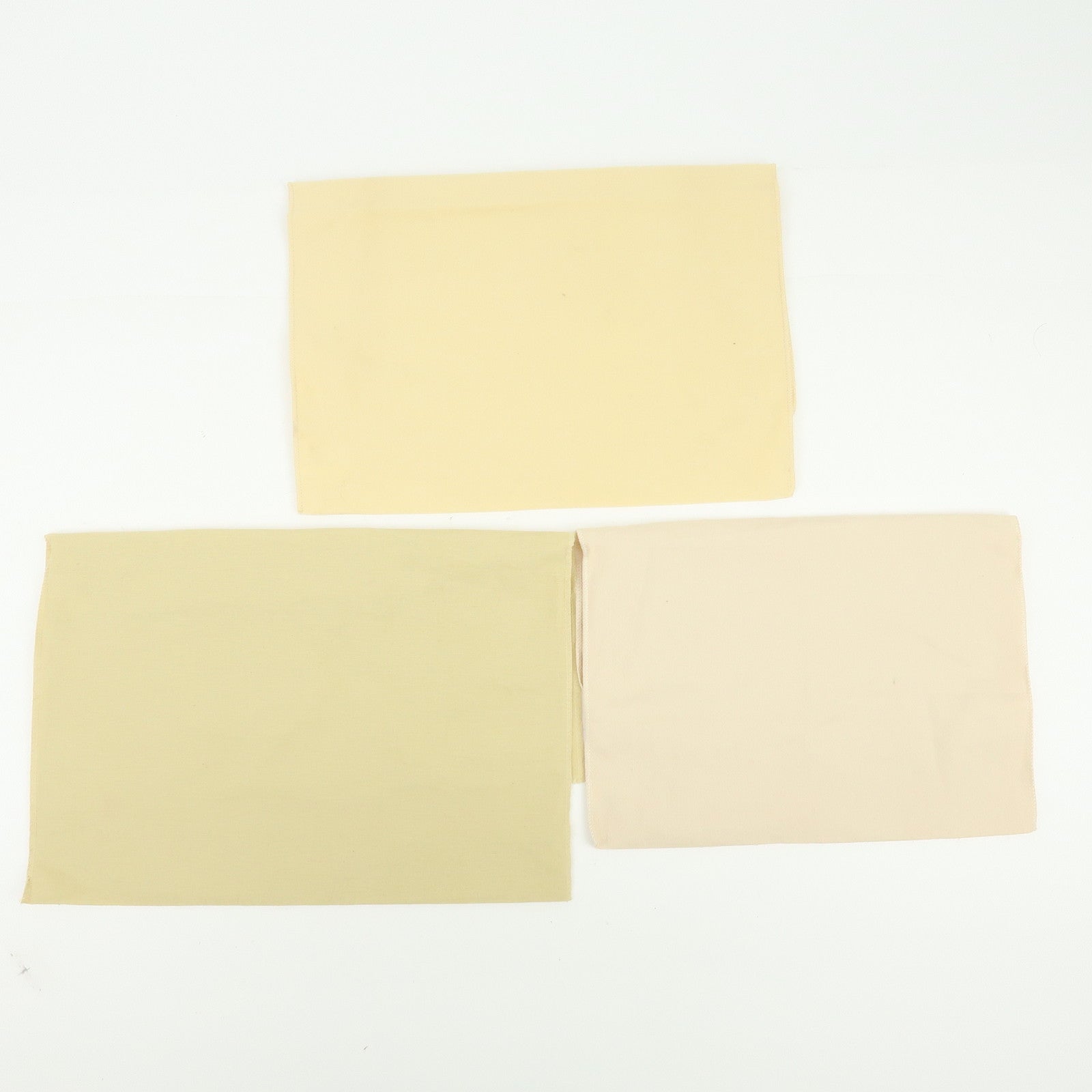Louis Vuitton Set of 12 Dust Bag Storage Bag Flap Style Beige