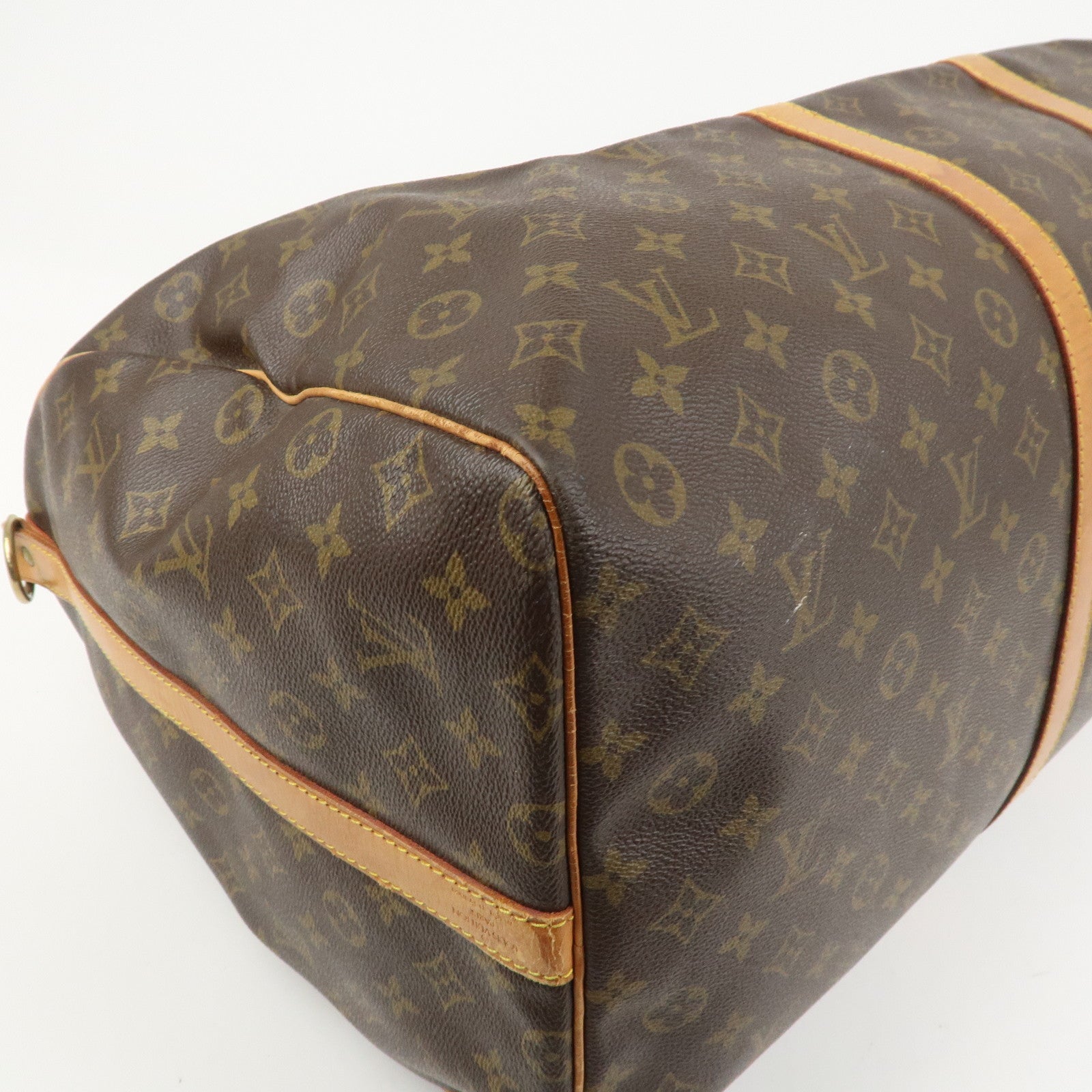Louis Vuitton Monogram Keep All Bandouliere 60 Boston Bag M41412