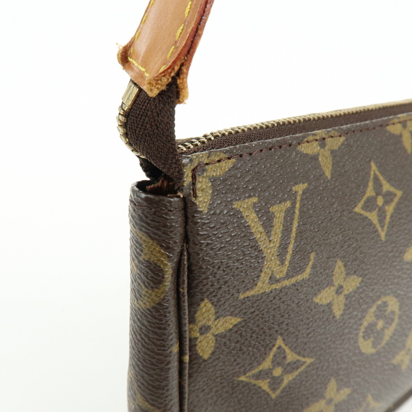 Louis Vuitton Monogram Pochette Accessoires Pouch Hand Bag M51980