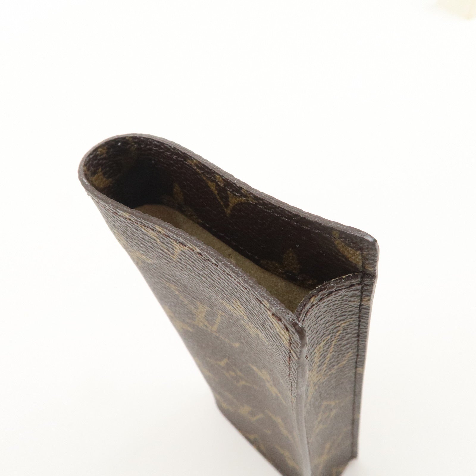 Louis Vuitton Set of 2 Monogram Canvas Glass Case M62970 M62962 Used